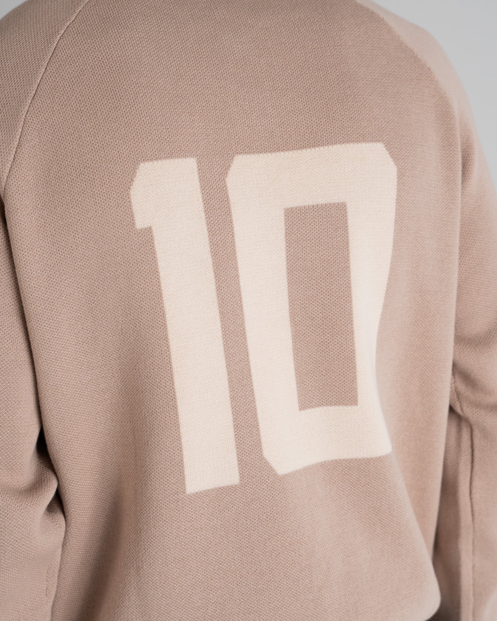 Cup Knitted Jersey | Beige
