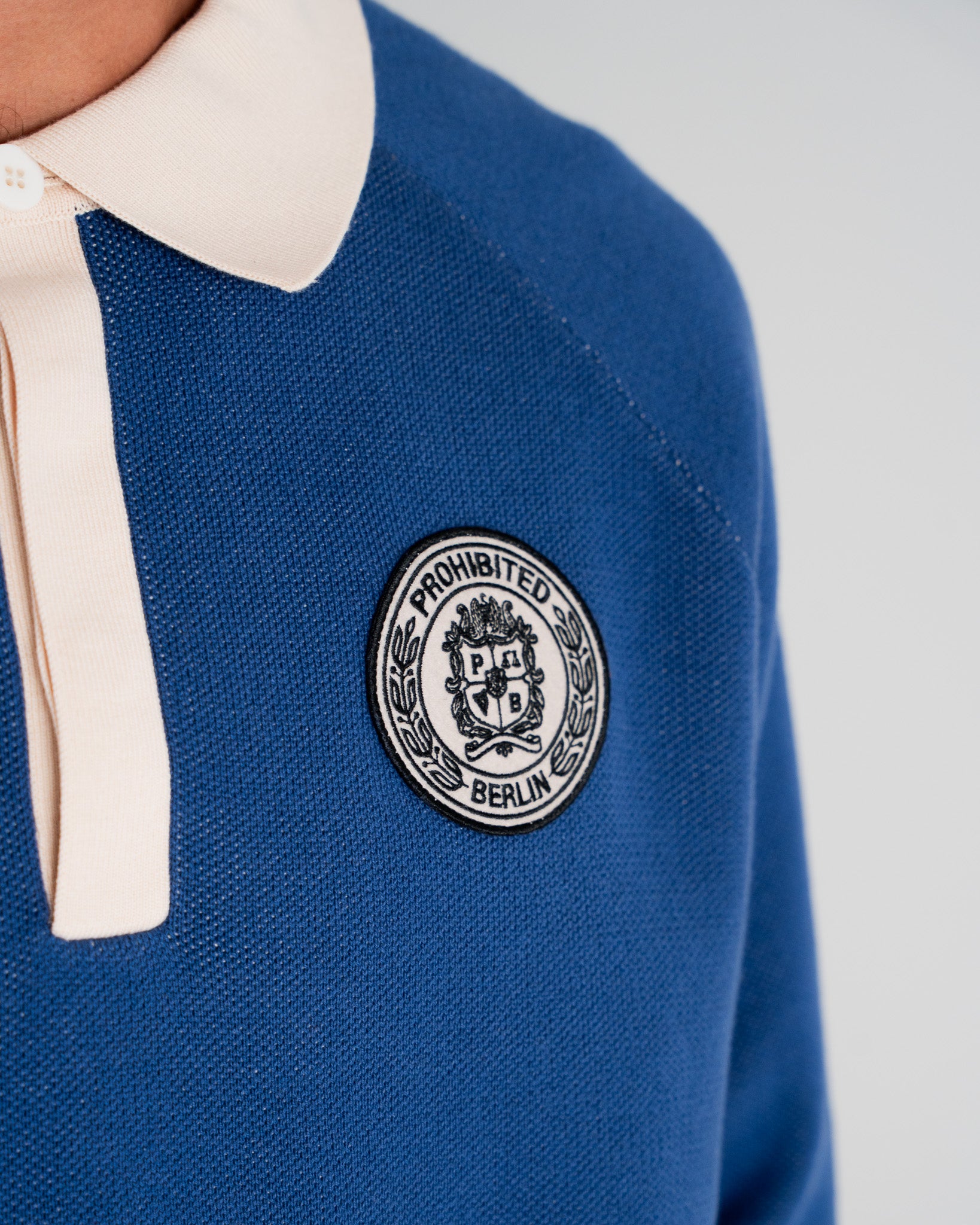 Cup Knitted Jersey | Blue