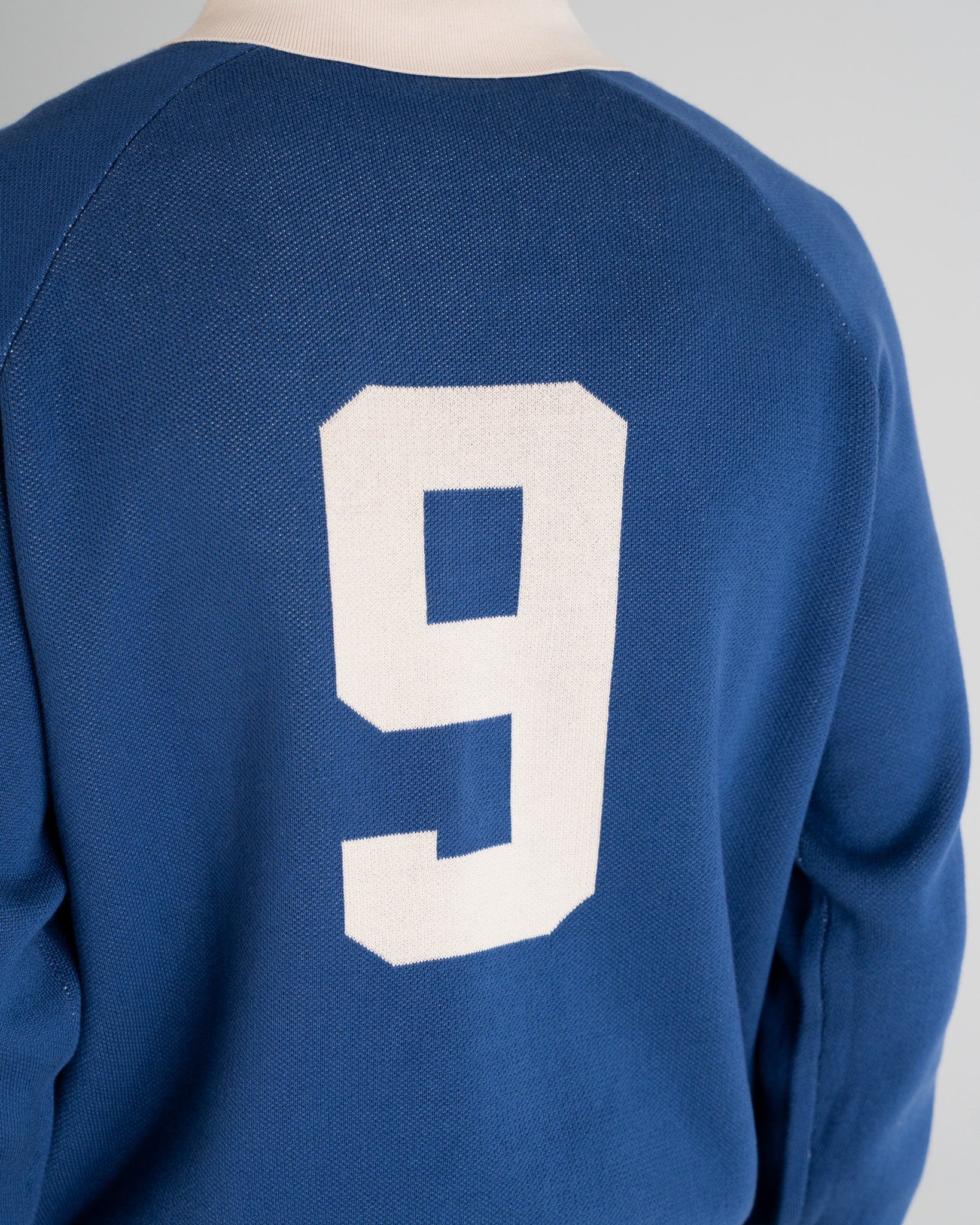 Cup Knitted Jersey | Blue
