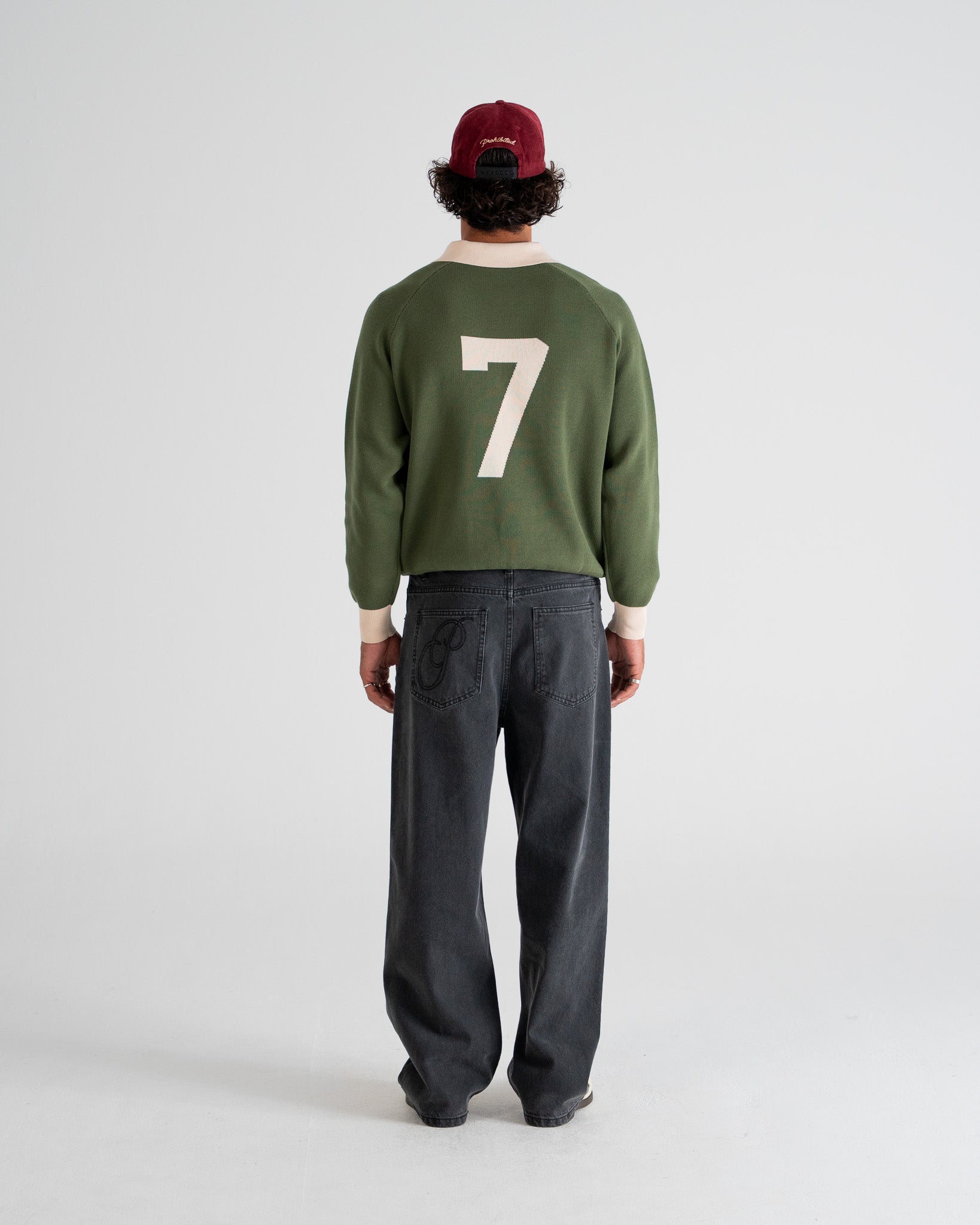 Cup Knitted Jersey | Green