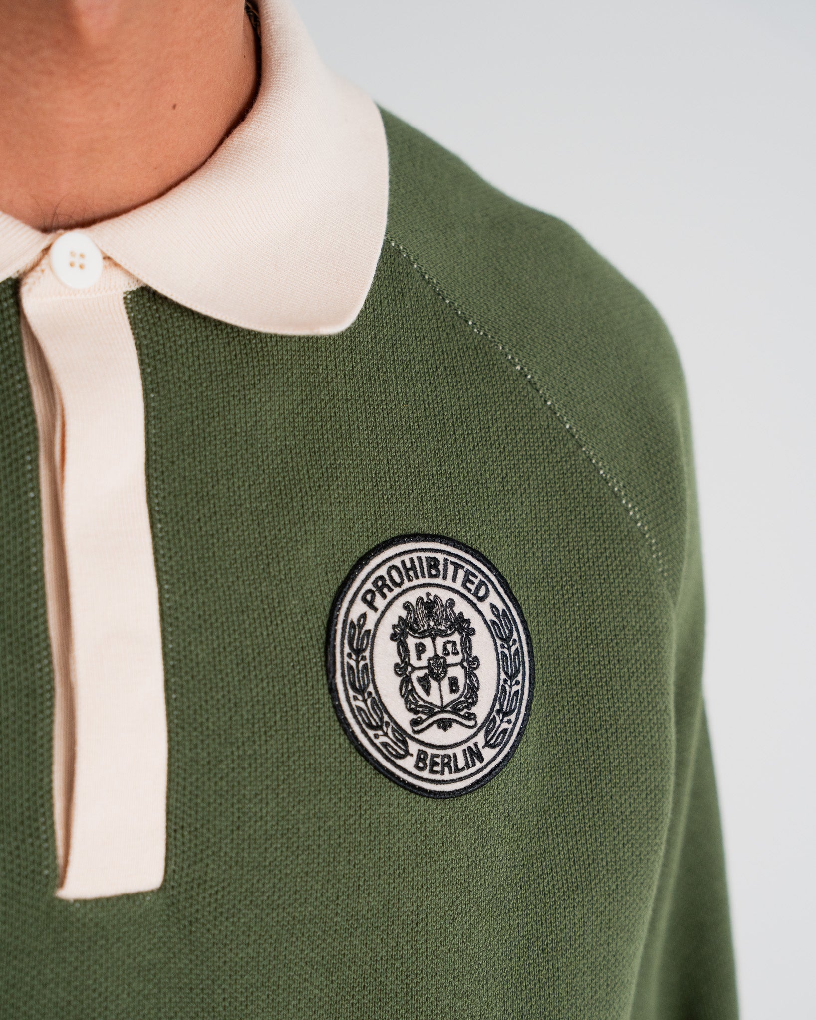 Cup Knitted Jersey | Green