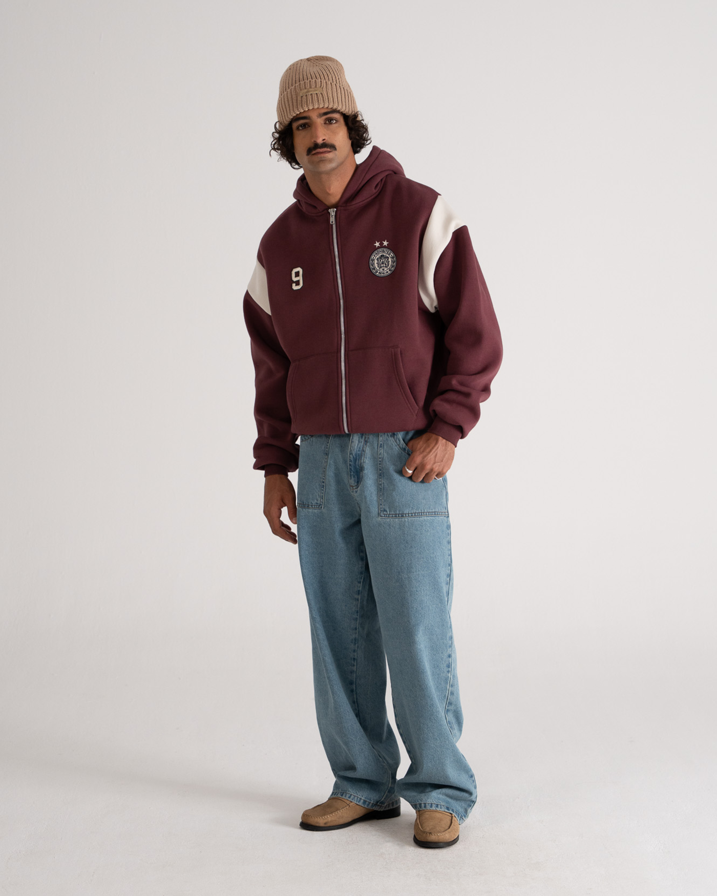 Cup Zip-Hoodie | Berry