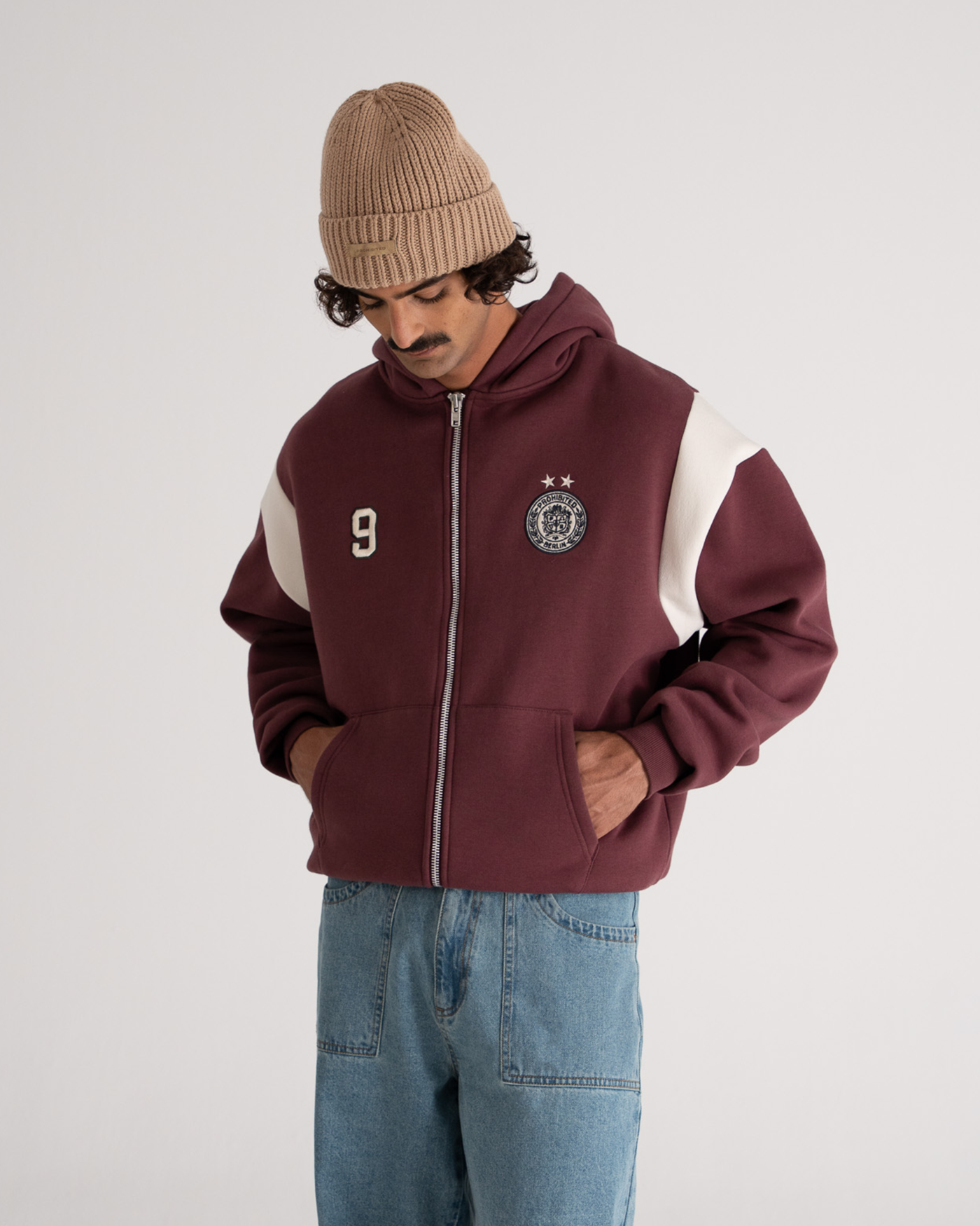 Cup Zip-Hoodie | Berry