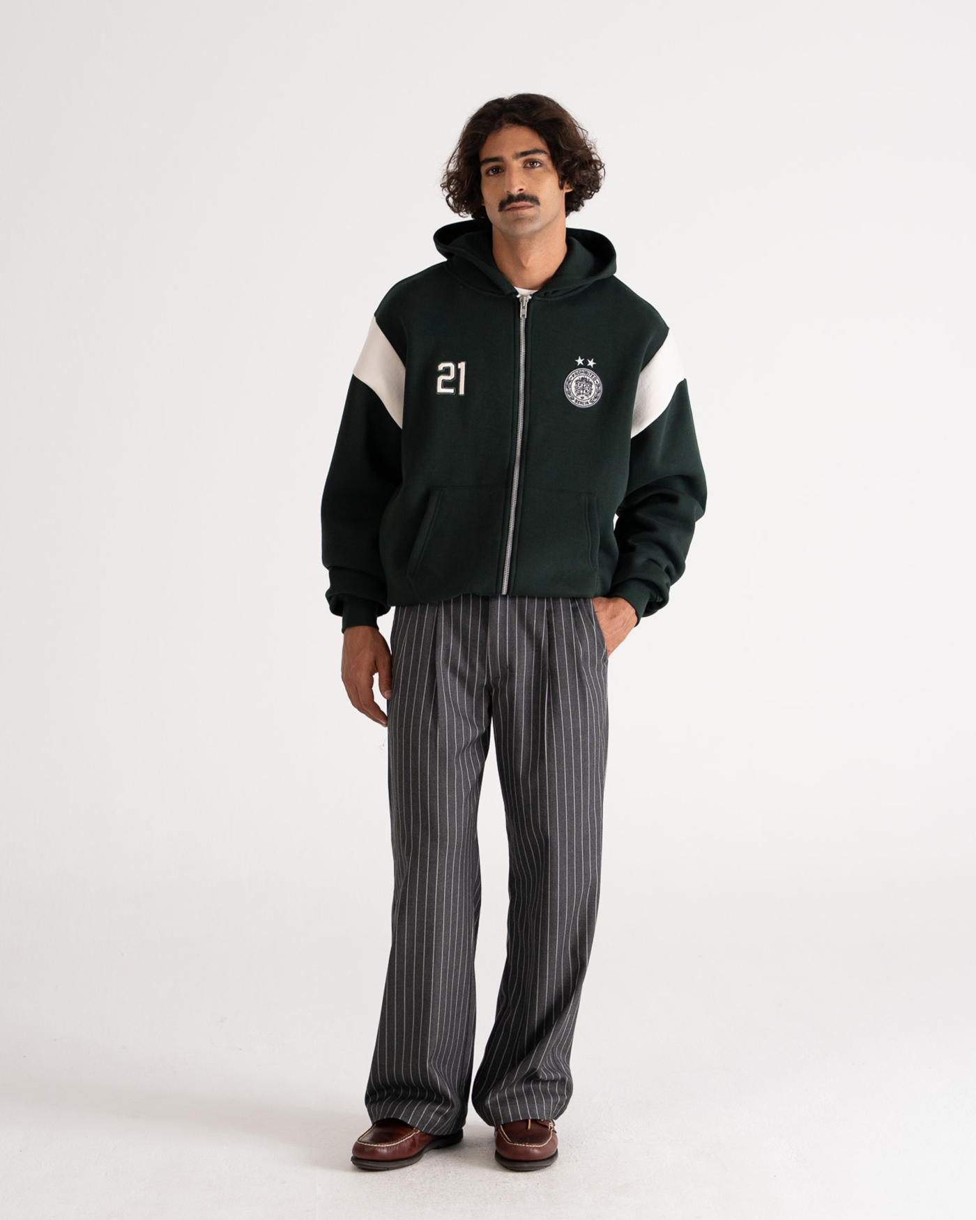 Cup Zip-Hoodie | Green