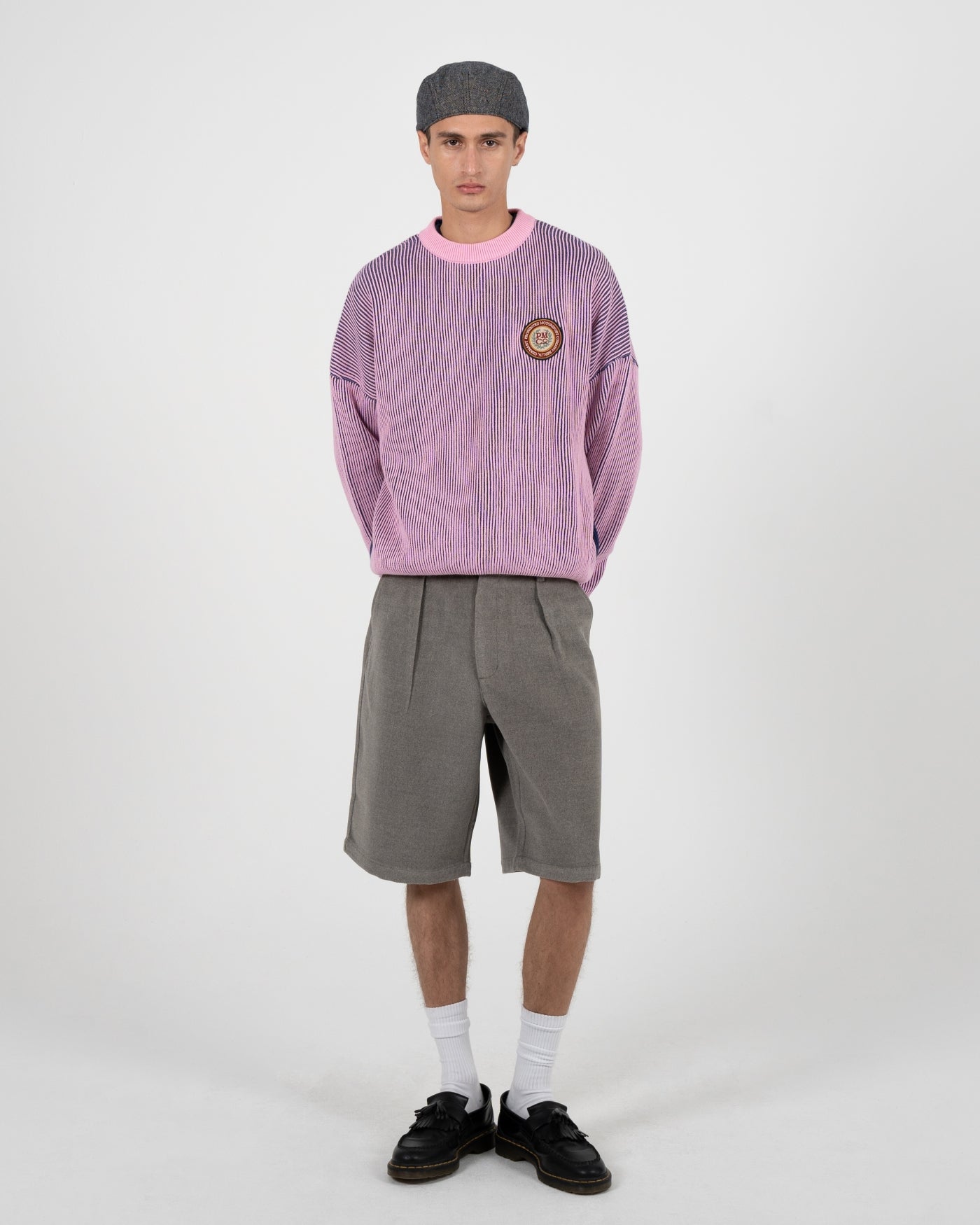 Cutoff Knit Sweater | Rose