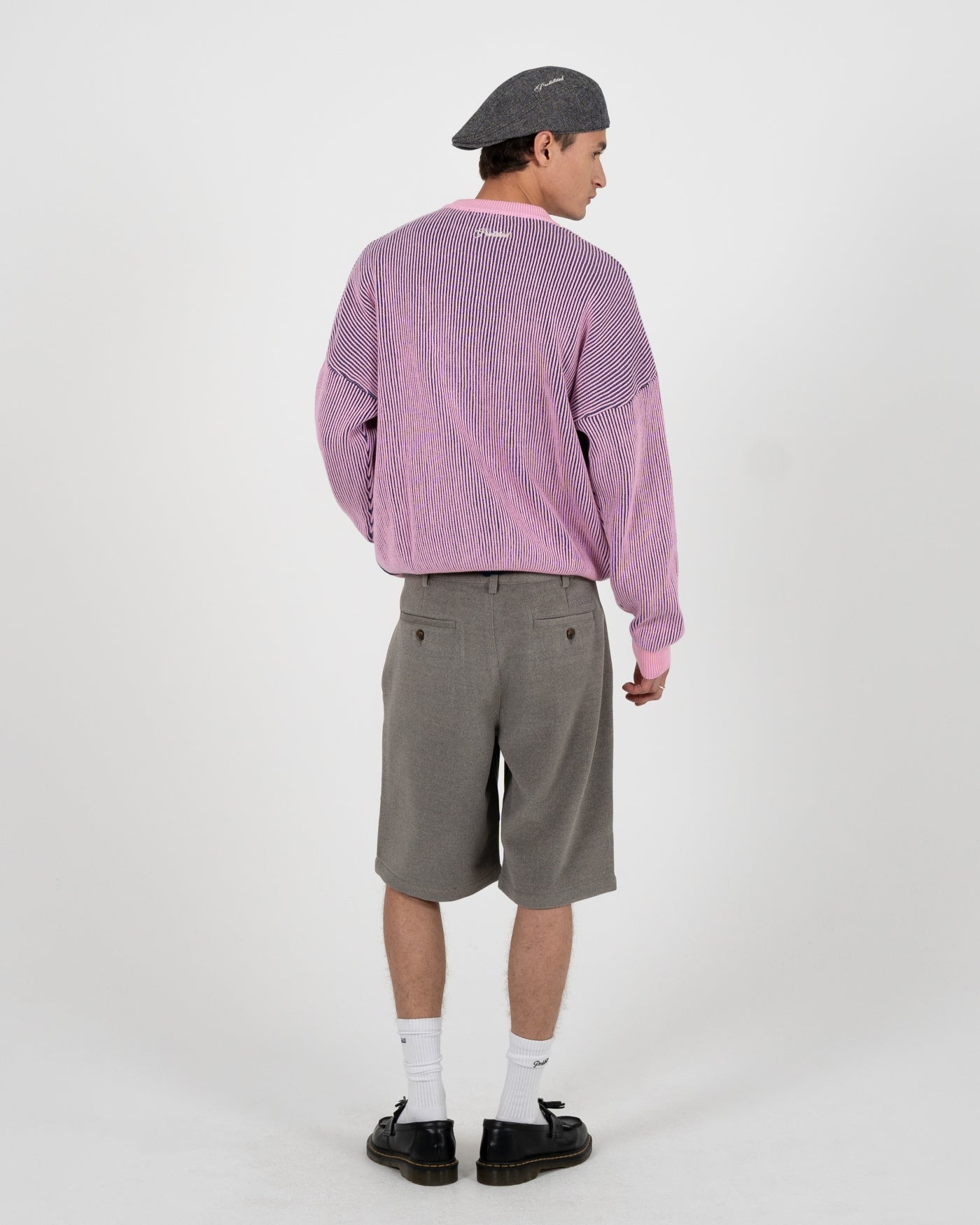 Cutoff Knit Sweater | Rose