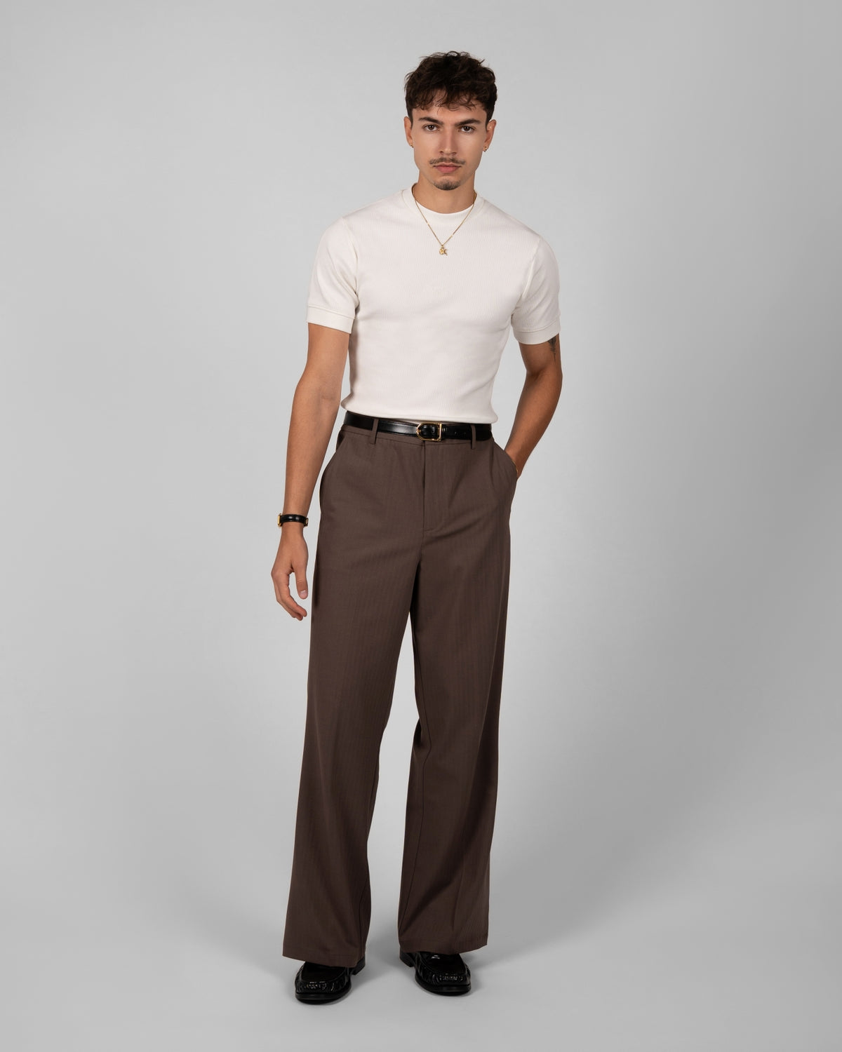 Simon Dress Pants | Brown