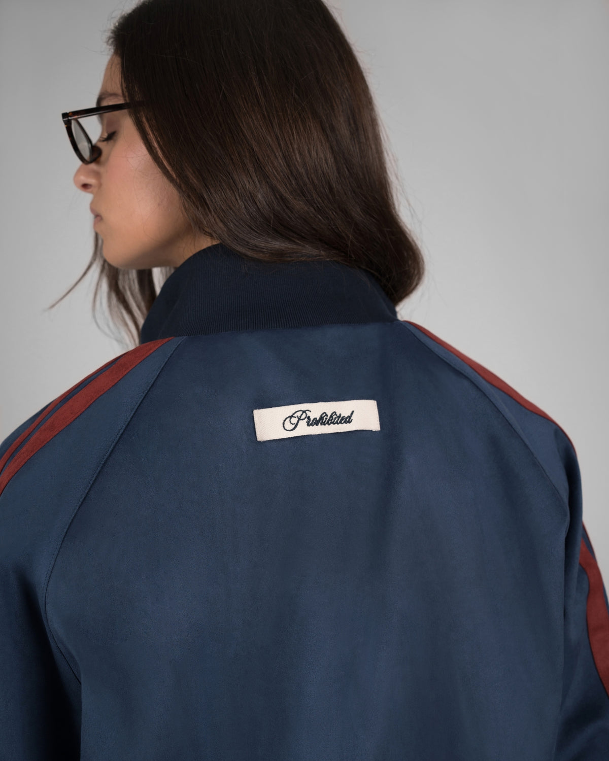 Archived Suede Jacket | Blue