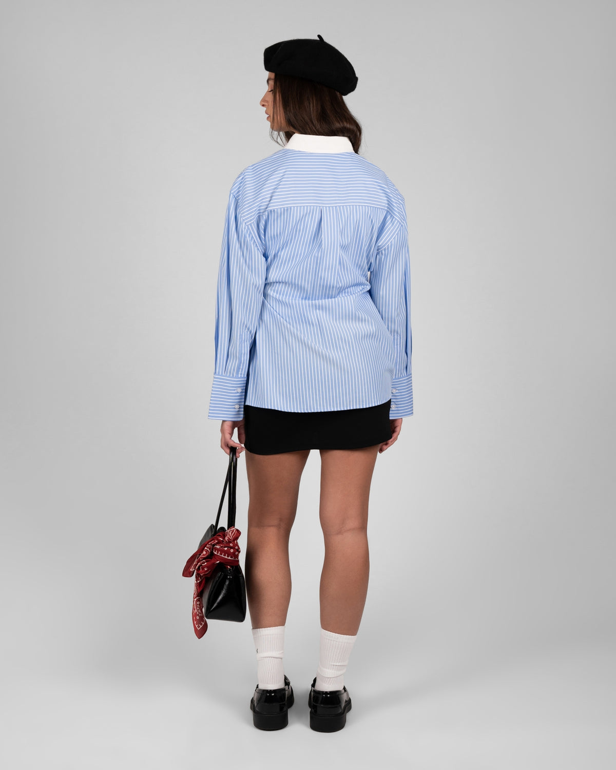 Back In The Days Button Down Shirt | Blue/White