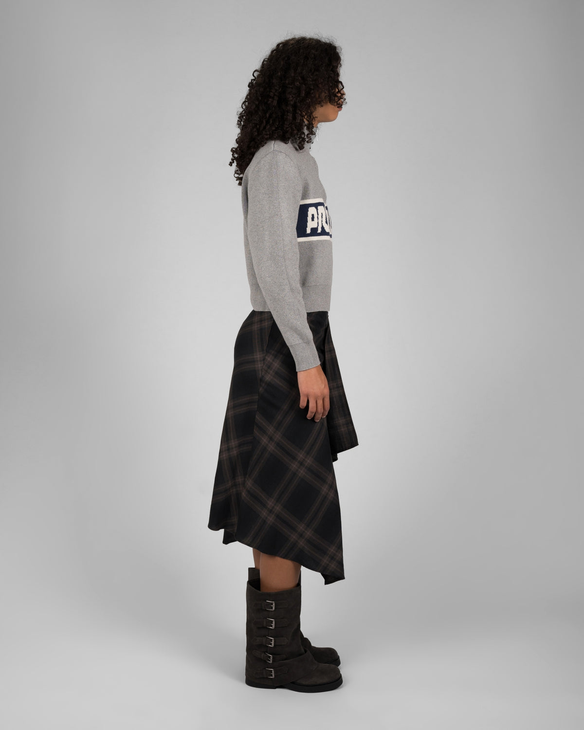 Old School Knit Quarter-Zip | Grey