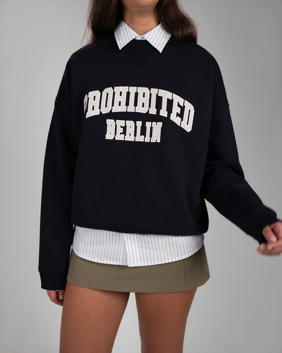 Prohibited Berlin Crew Neck | Deep Blue
