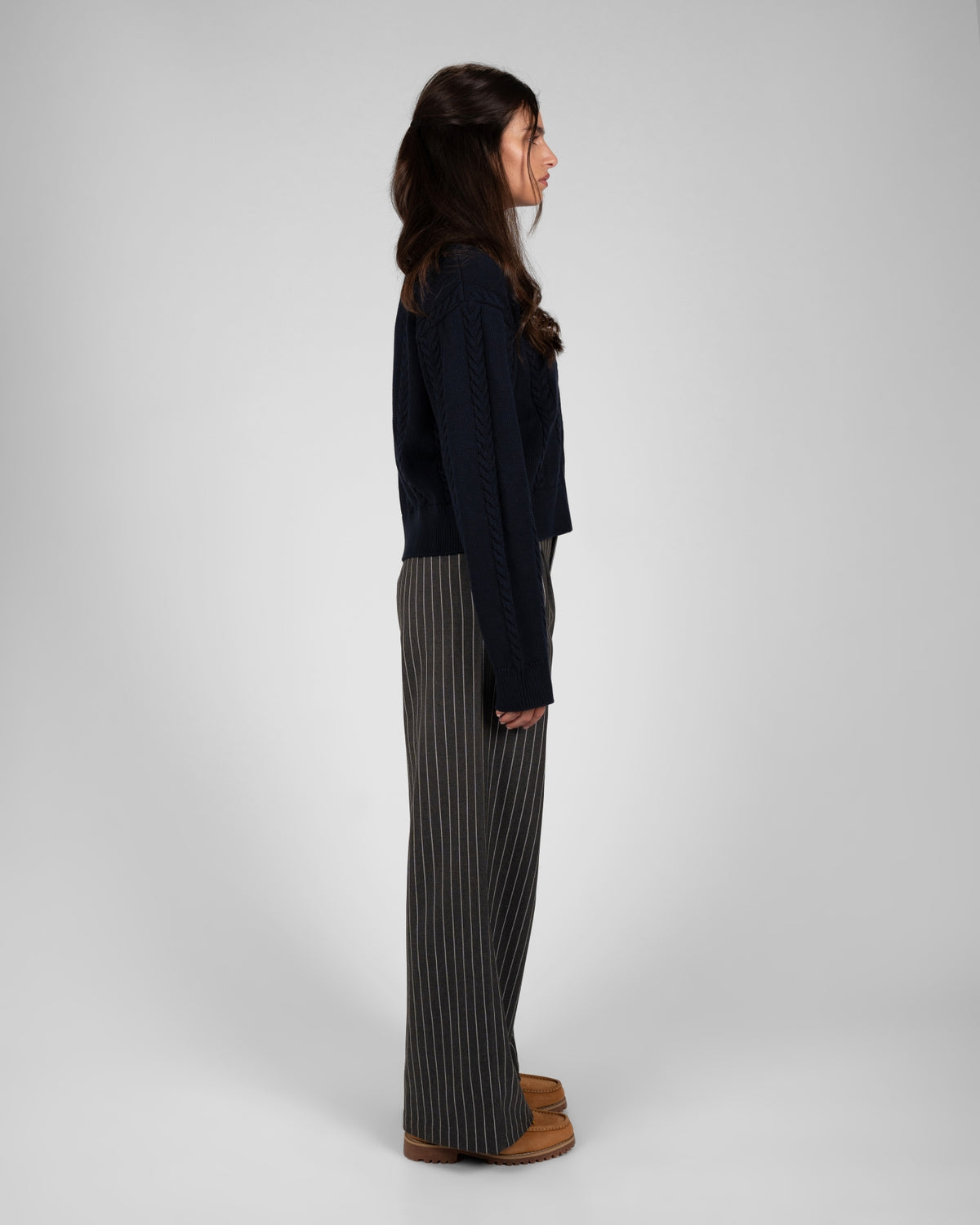 Decade Pleated Pants | Dark Grey