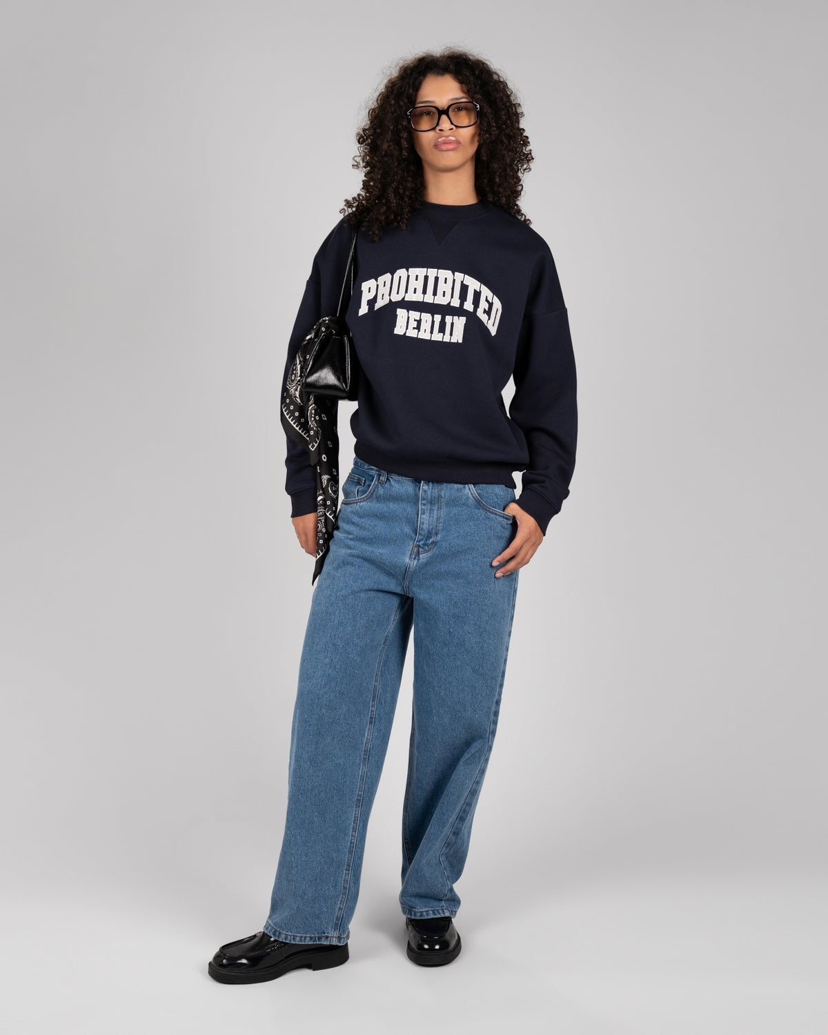 Prohibited Berlin Crew Neck | Deep Blue