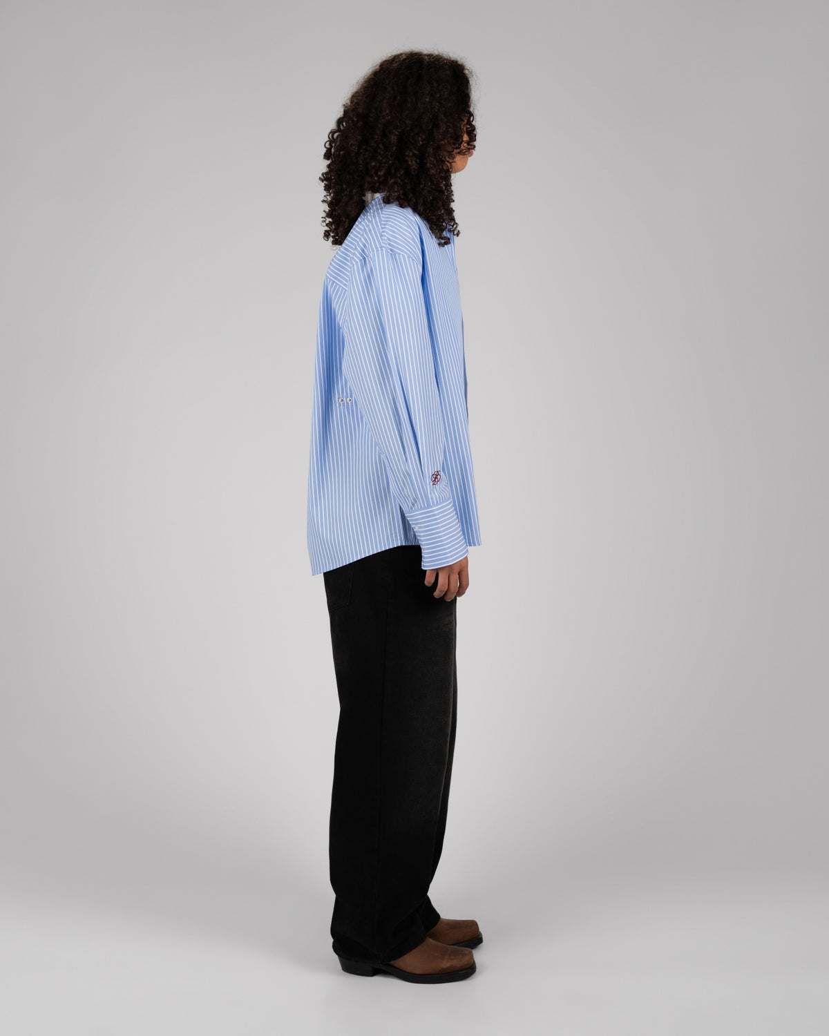 Back In The Days Button Down Shirt | Blue/White