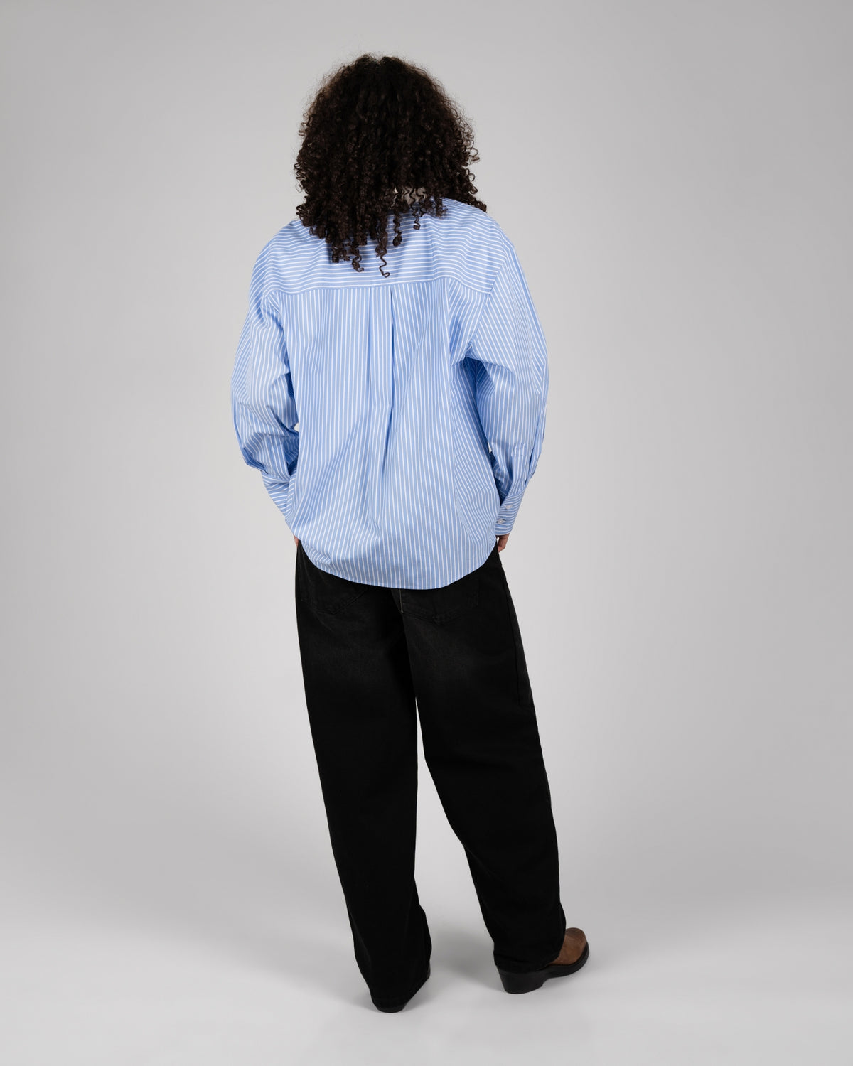Back In The Days Button Down Shirt | Blue/White