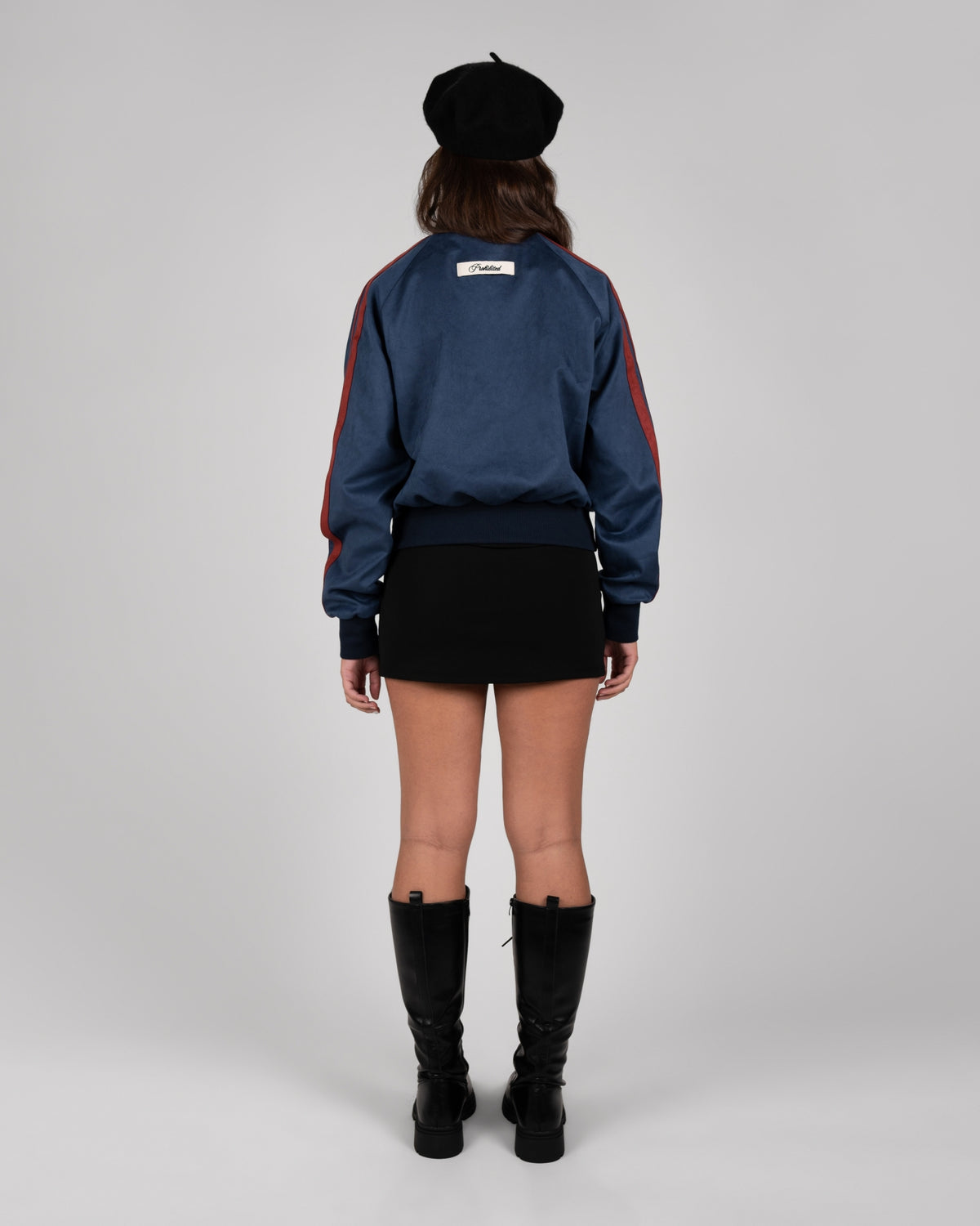 Archived Suede Jacket | Blue