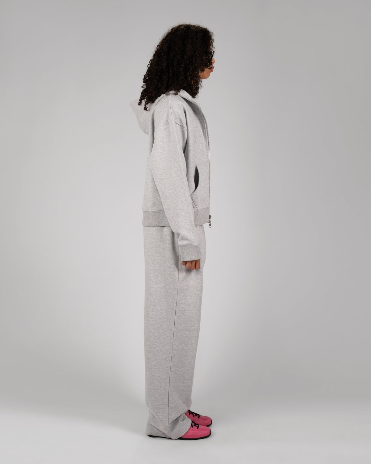 Replay Zip-Hoodie | Grey Melange