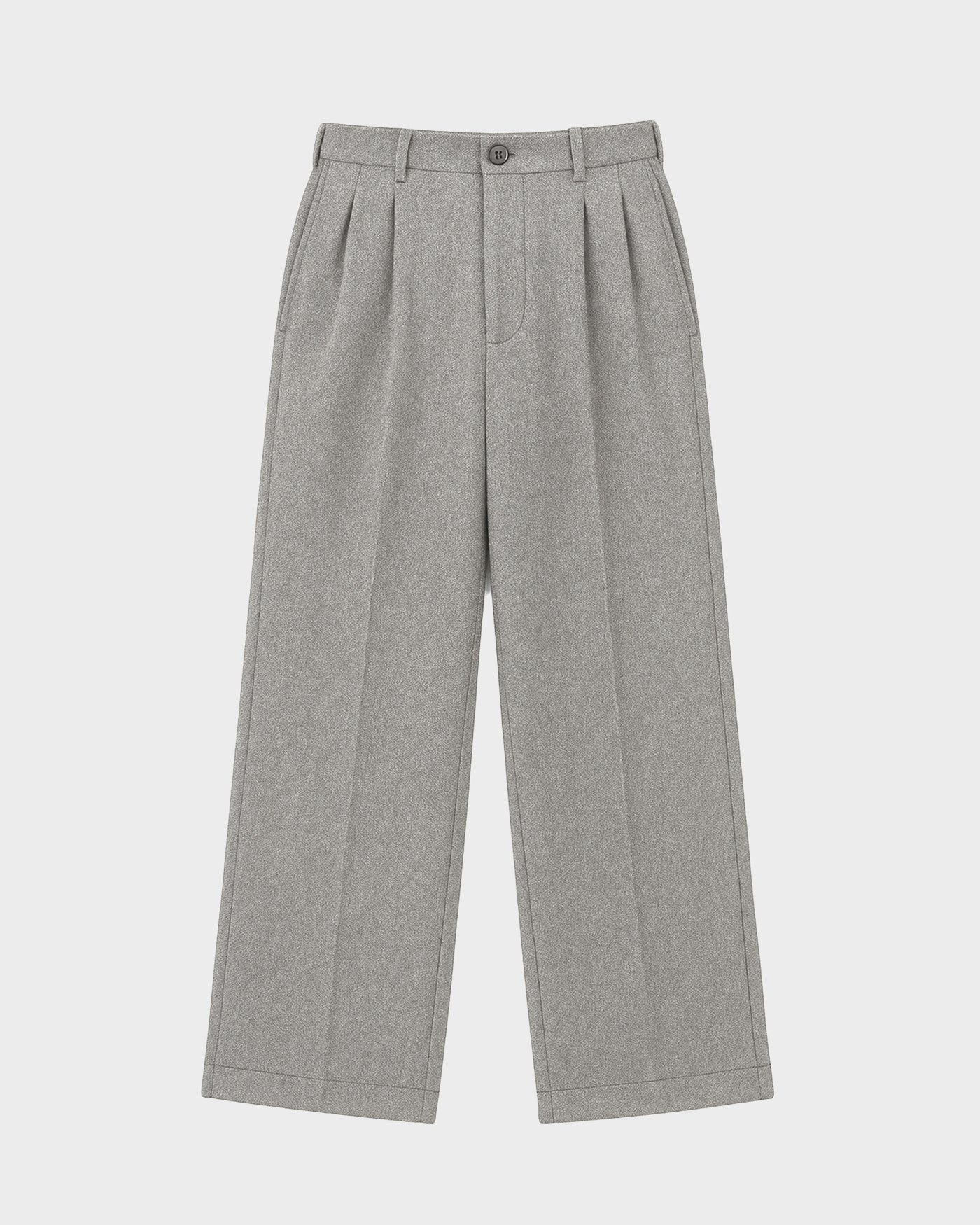 Double Pleated Club Pants | Grey
