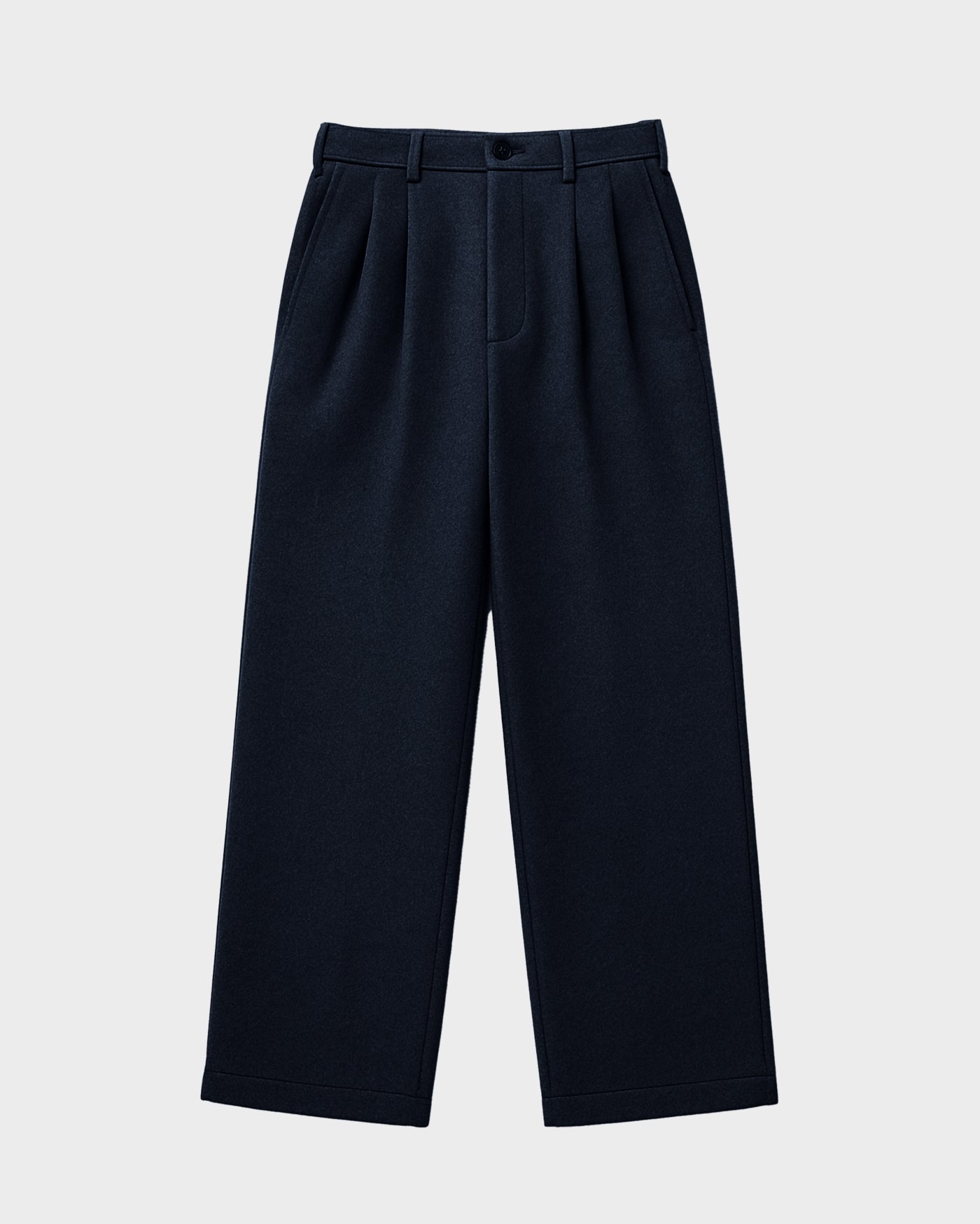 Double Pleated Club Pants | Navy