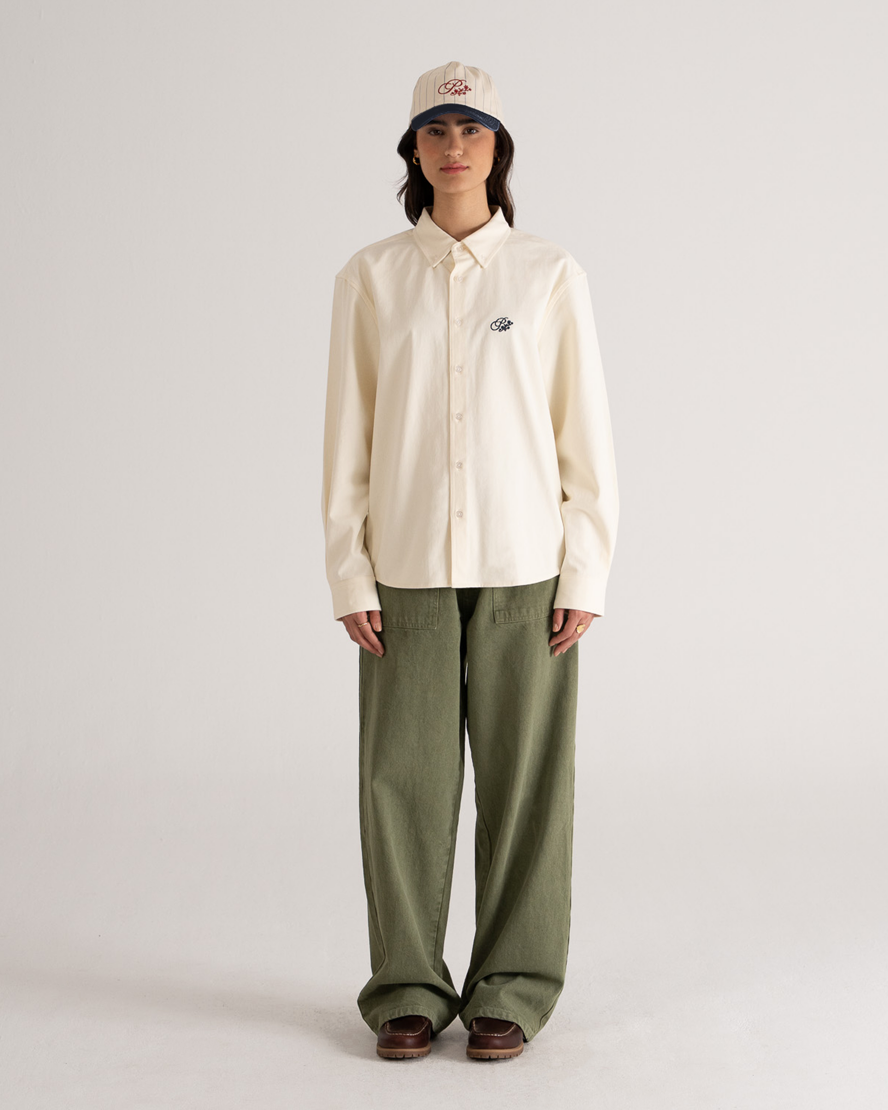 Dream Button Down Shirt Cream