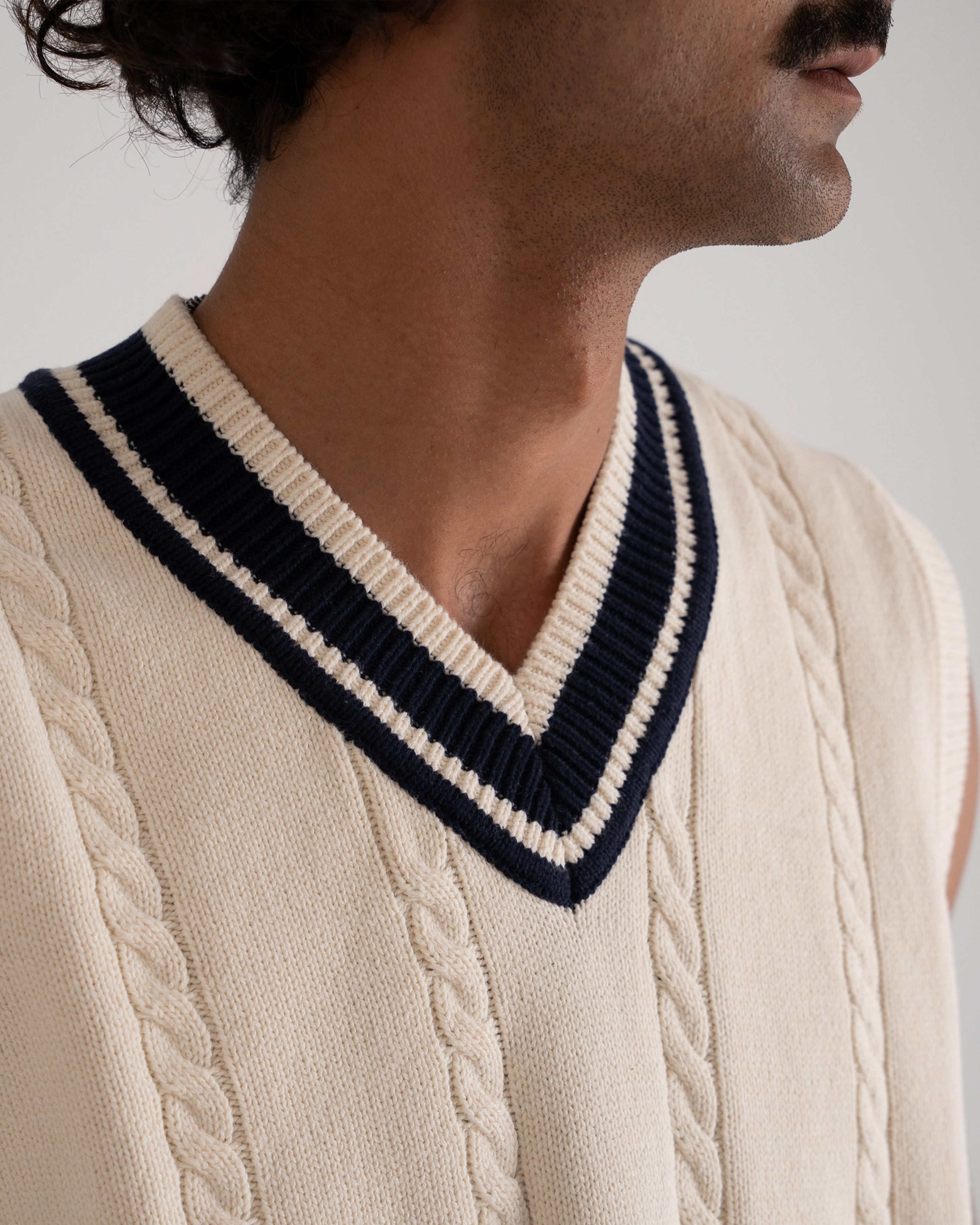 Dream Knit Vest Cream