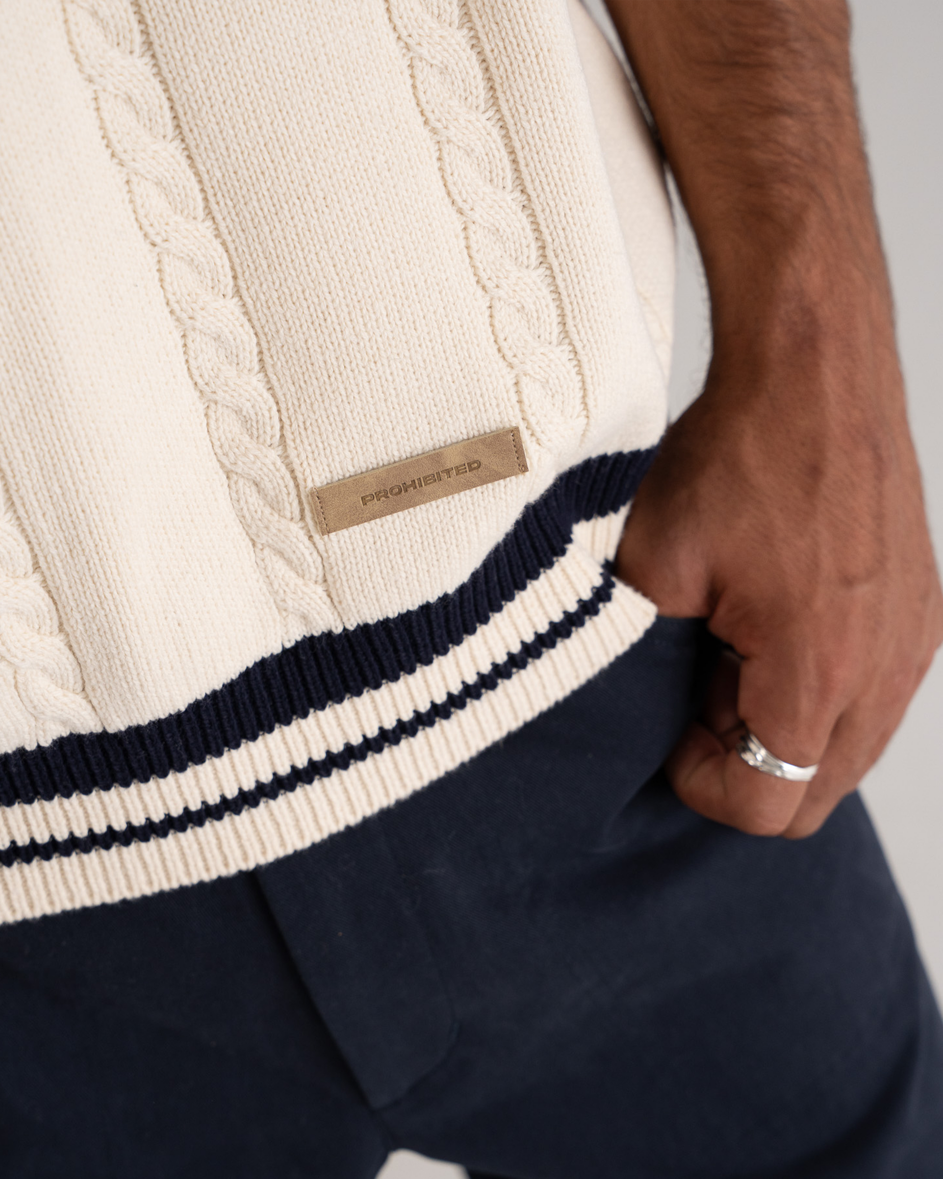 Dream Knit Vest Cream