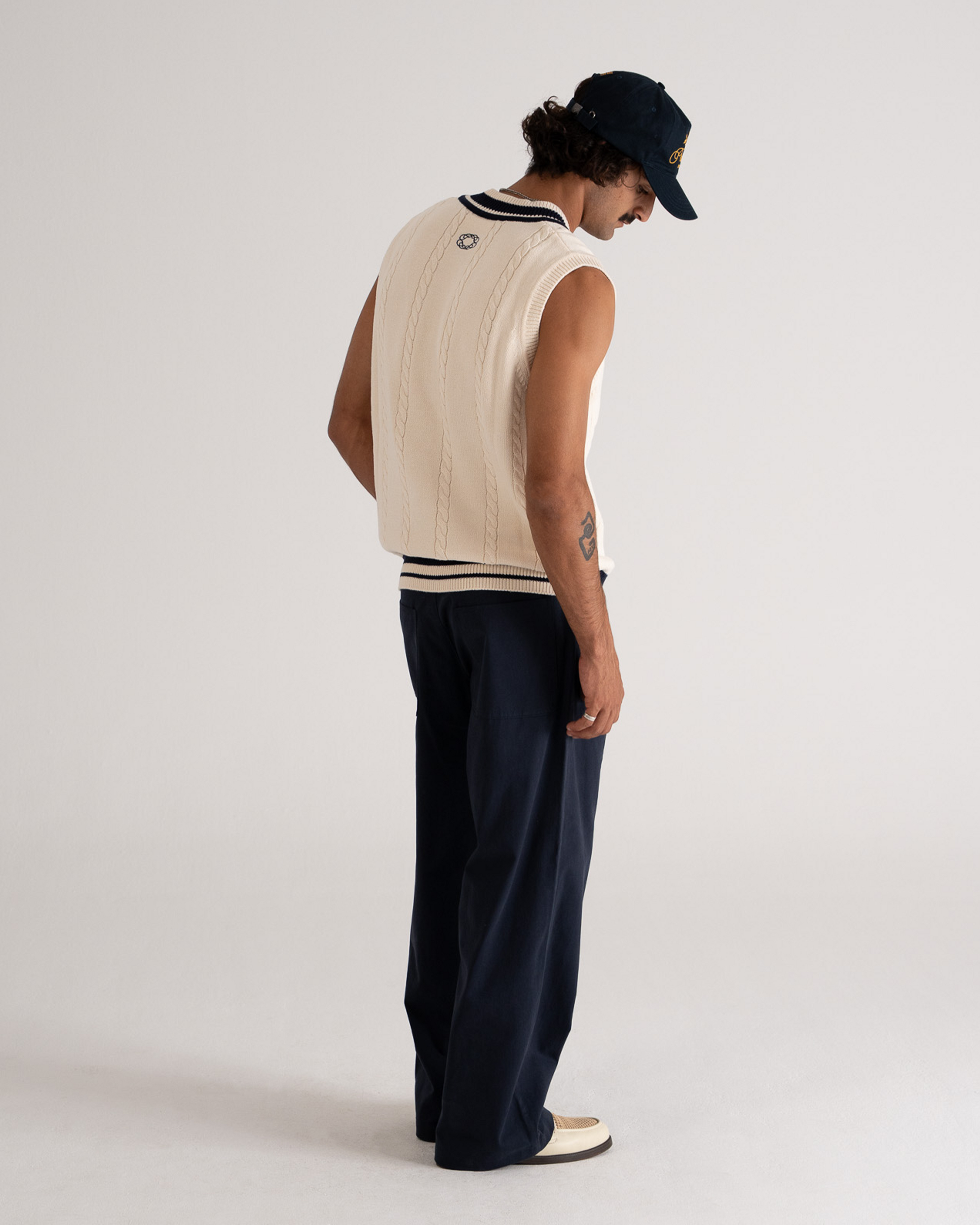 Dream Knit Vest Cream
