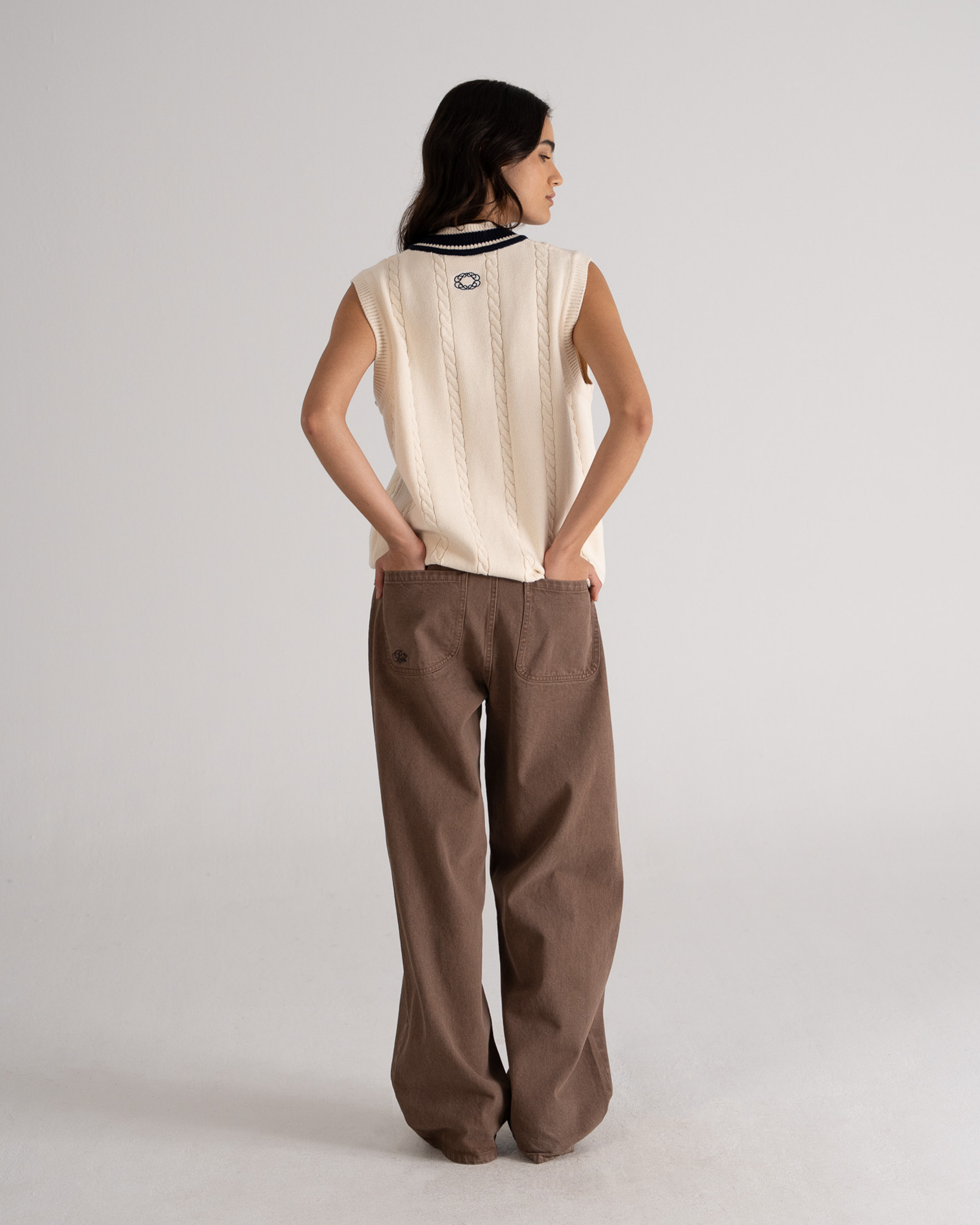 Dream Knit Vest Cream