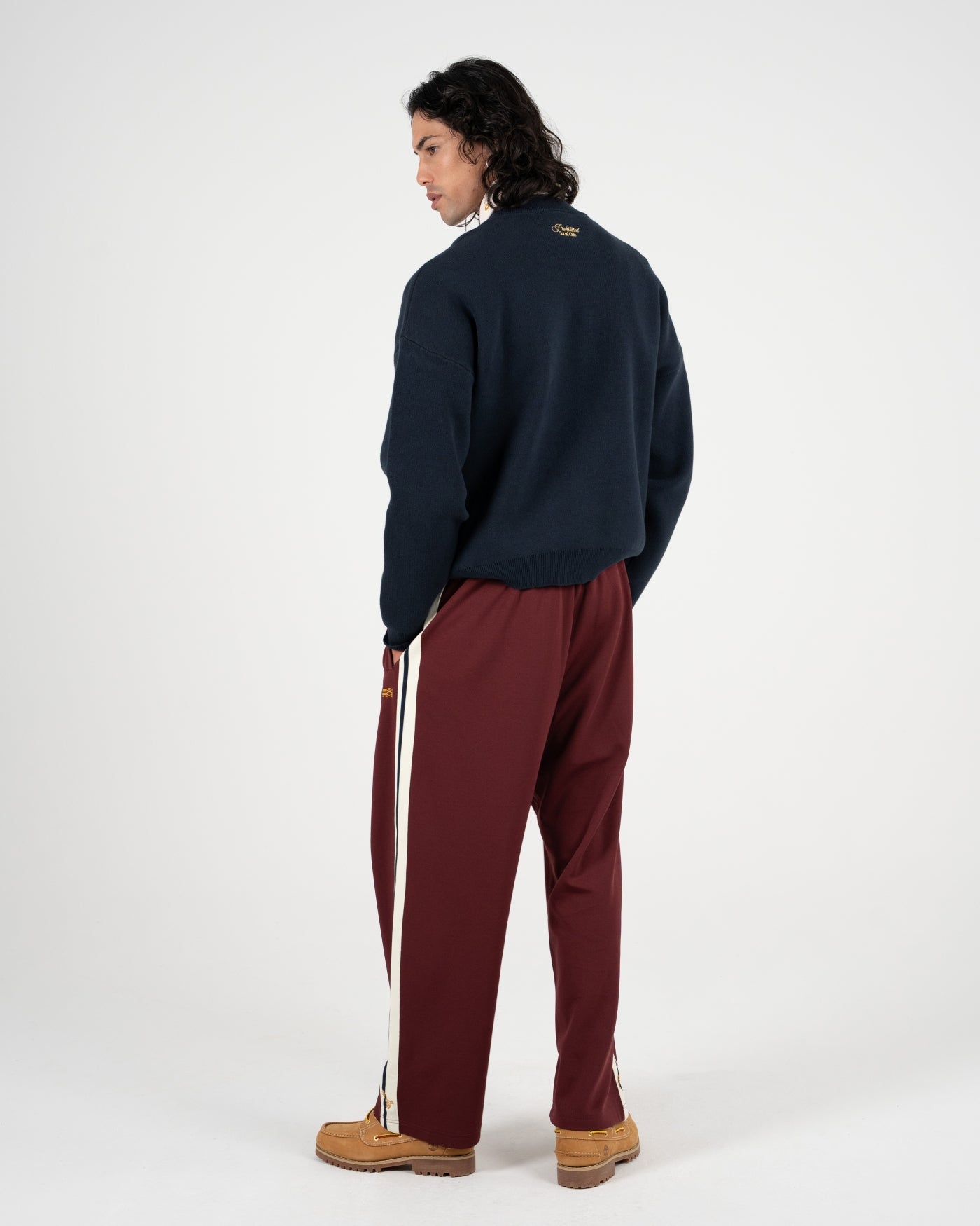 Emblem Knit Sweater | Navy