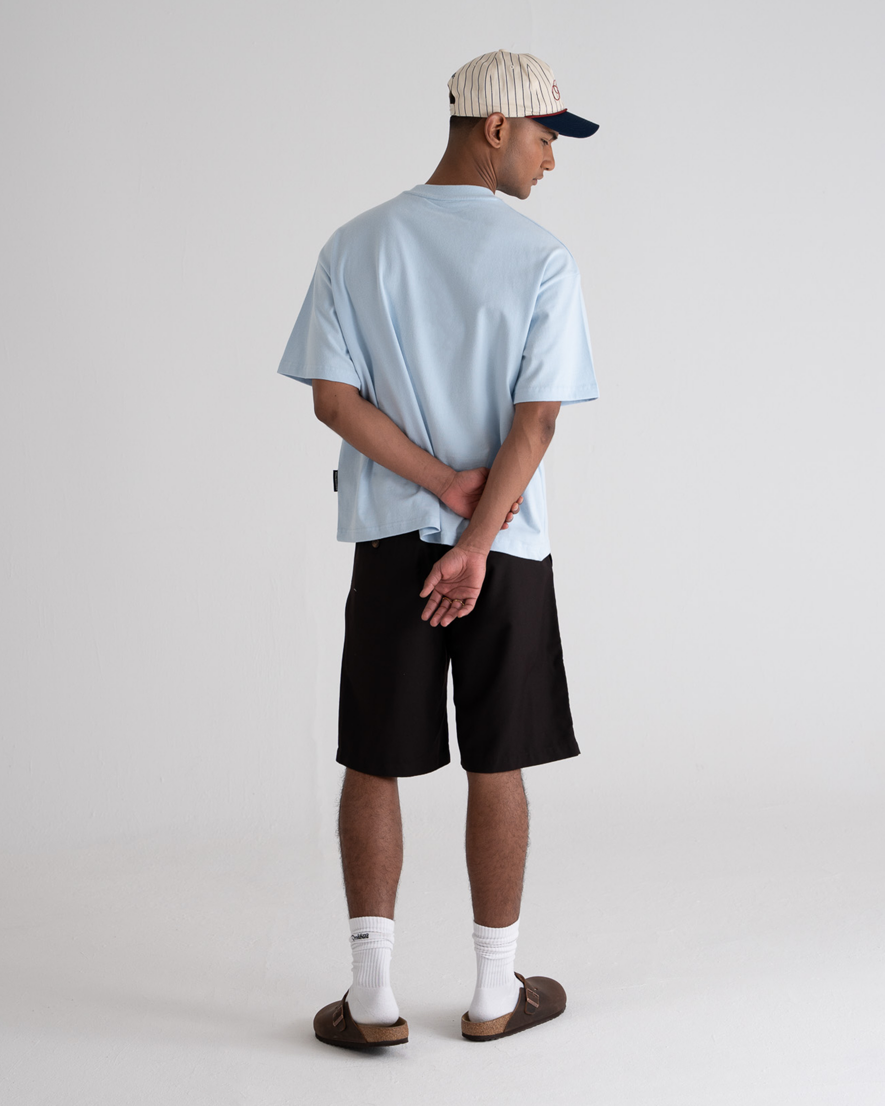 Pleated Shorts Brown
