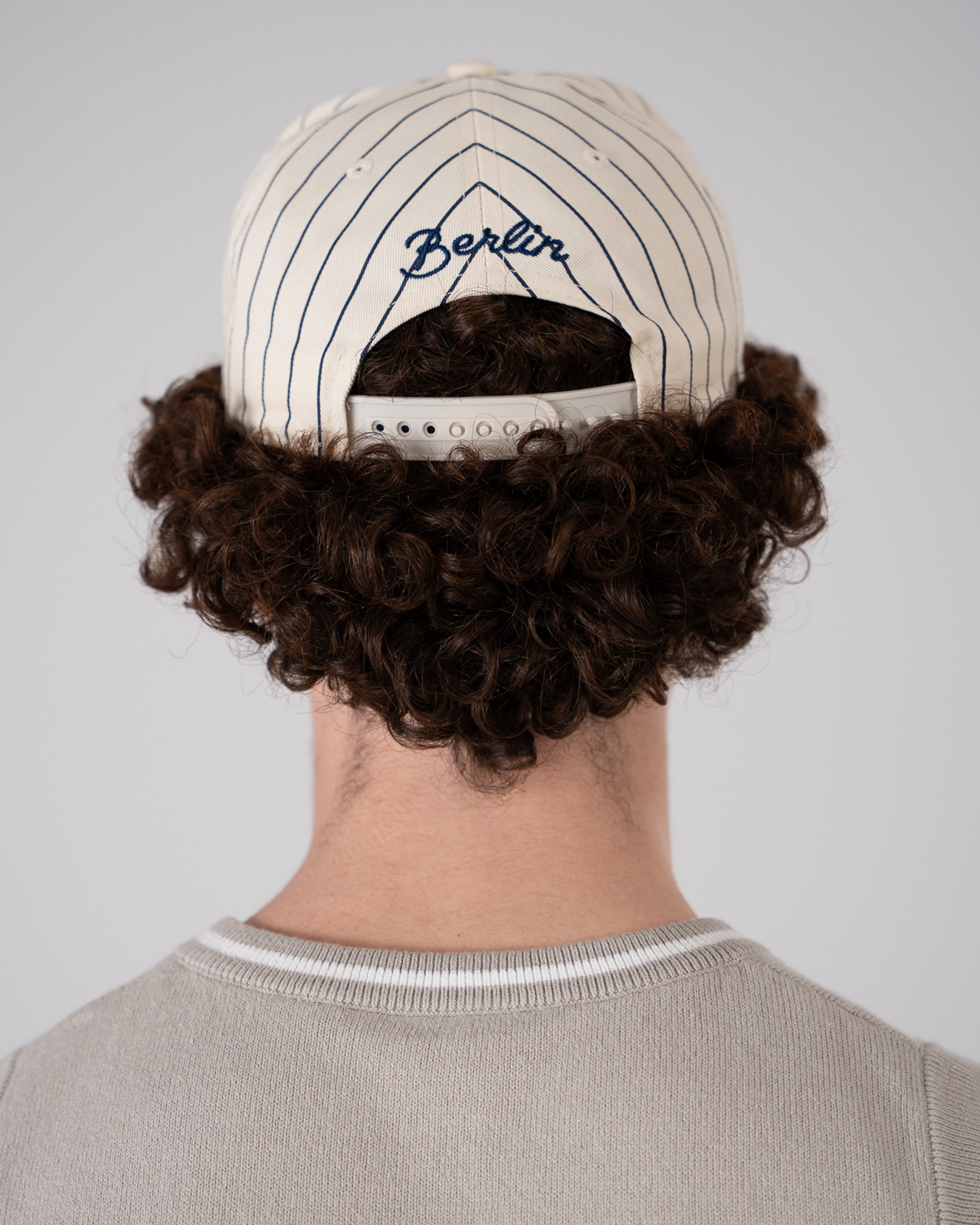 Grand Resort Pinstripe Cap Navy