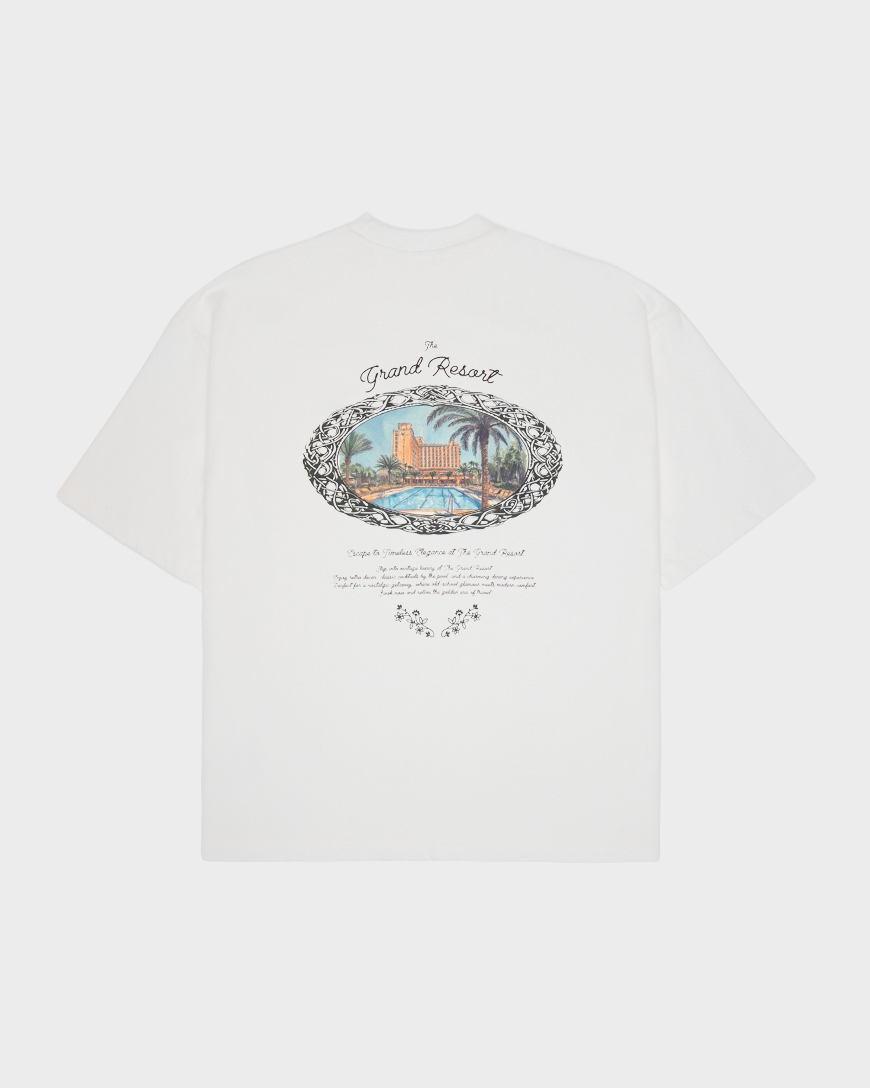 Grand Pool Tee Off-White