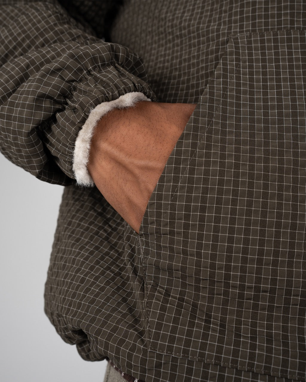 Throwback Sherpa Half-Zip | Brown
