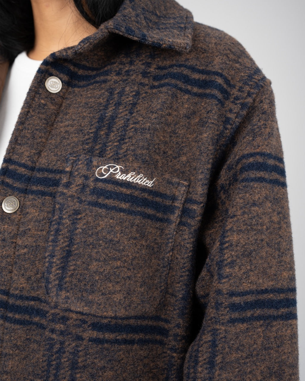 Back Again Flannel Overshirt | Brown/Blue
