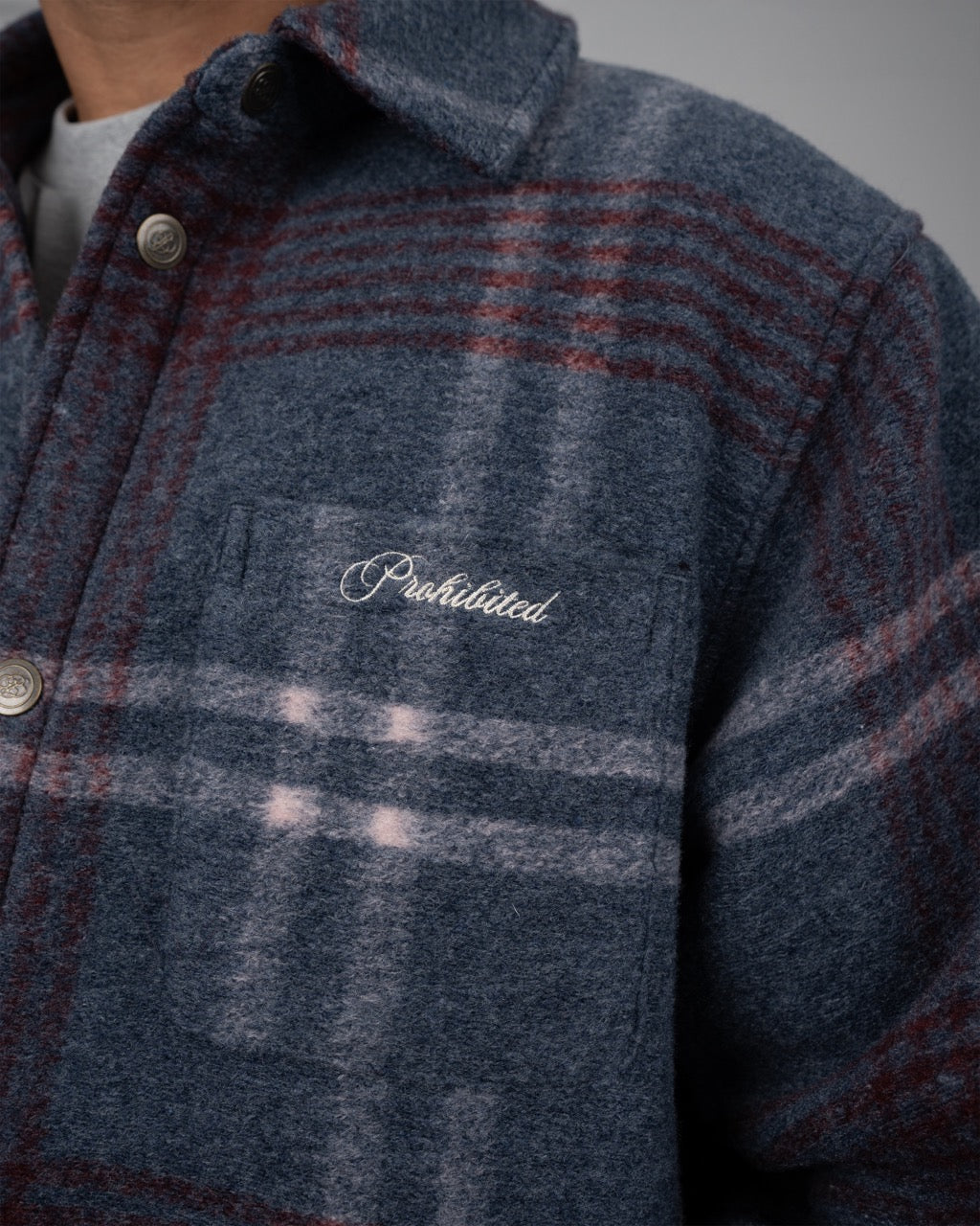 Back Again Flannel Overshirt | Blue/Red