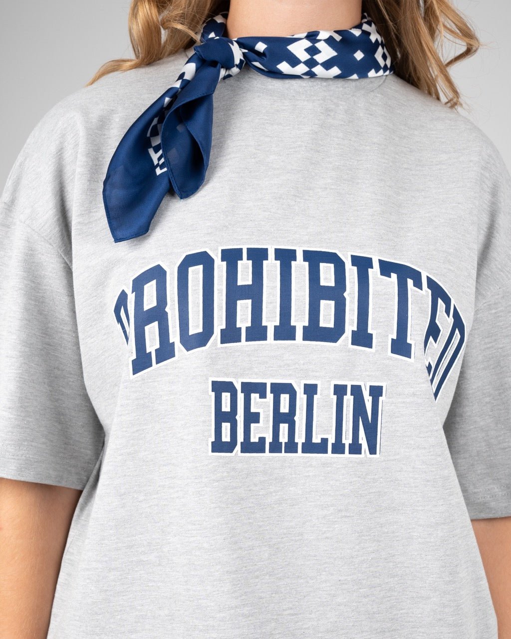 College Tee | Grey Melange