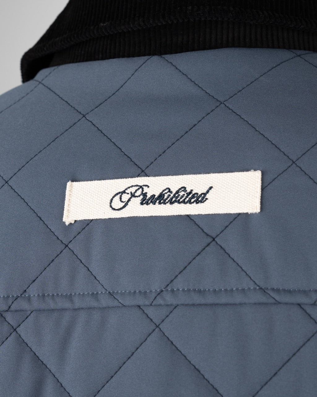 Autumn Field Quilted Jacket | Ash Blue