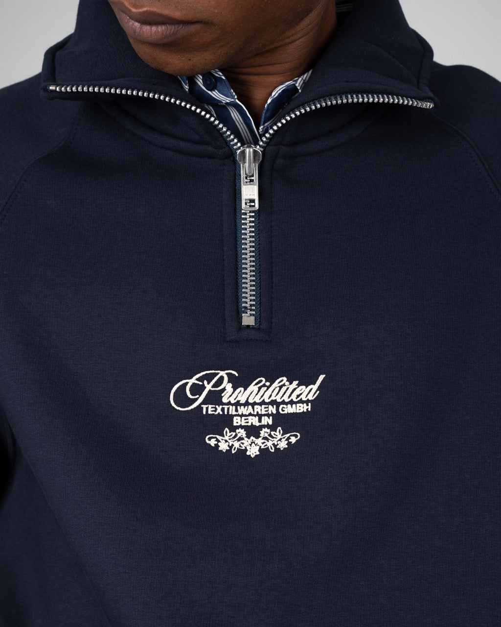 College Days Quarter Zip | Deep Blue