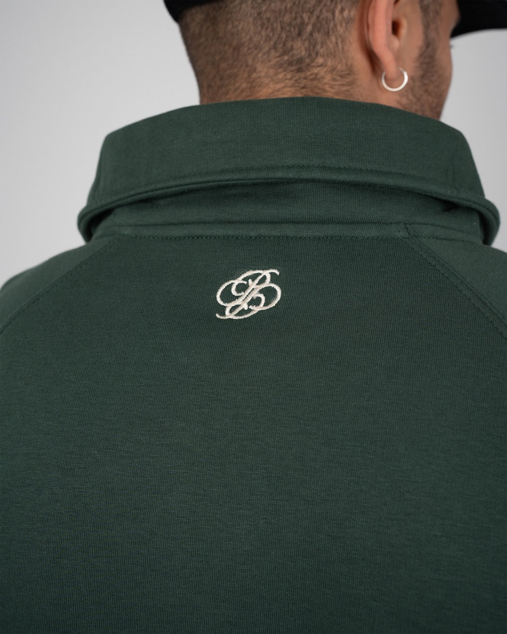 College Days Quarter Zip | British Racing Green