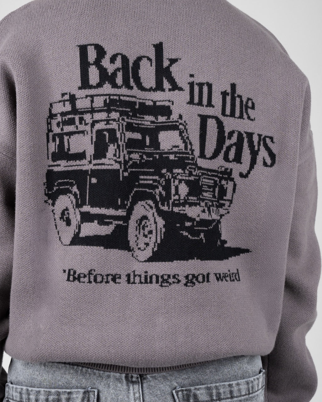 Back In The Days Knit | Grey