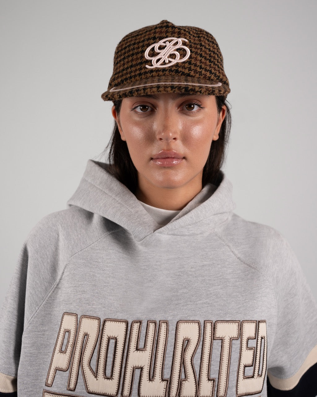 Double P Cap | Checkered Brown