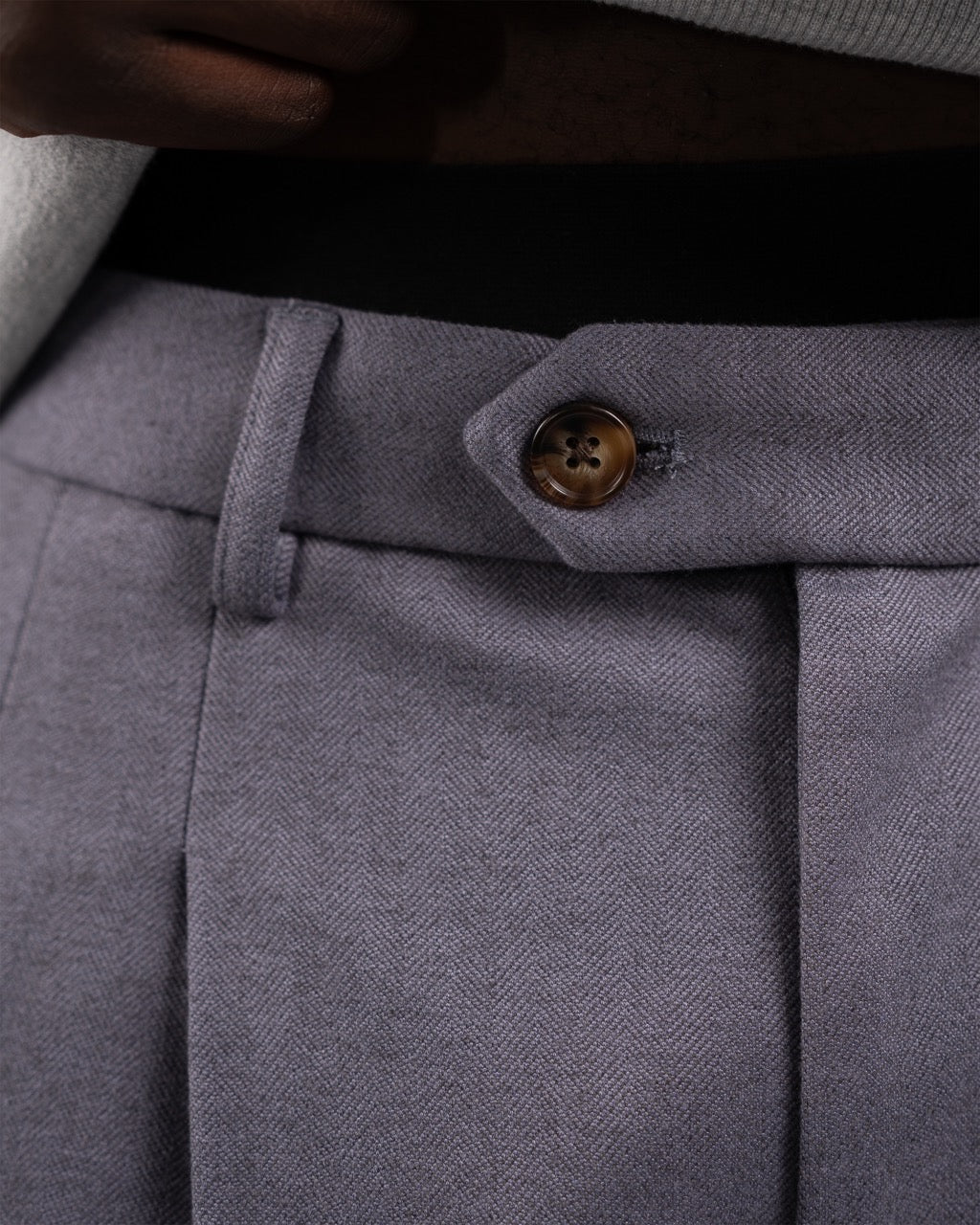 Powder Pleated Pants | Lavender