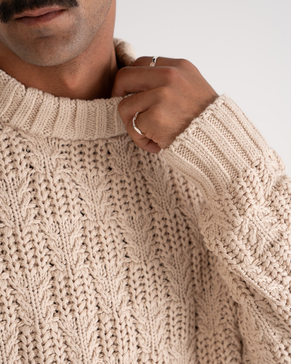Cottage Knit Sweater | Beige