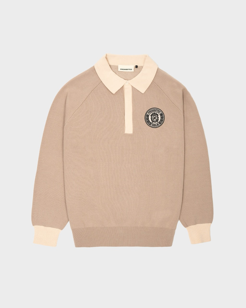 Cup Knitted Jersey | Beige