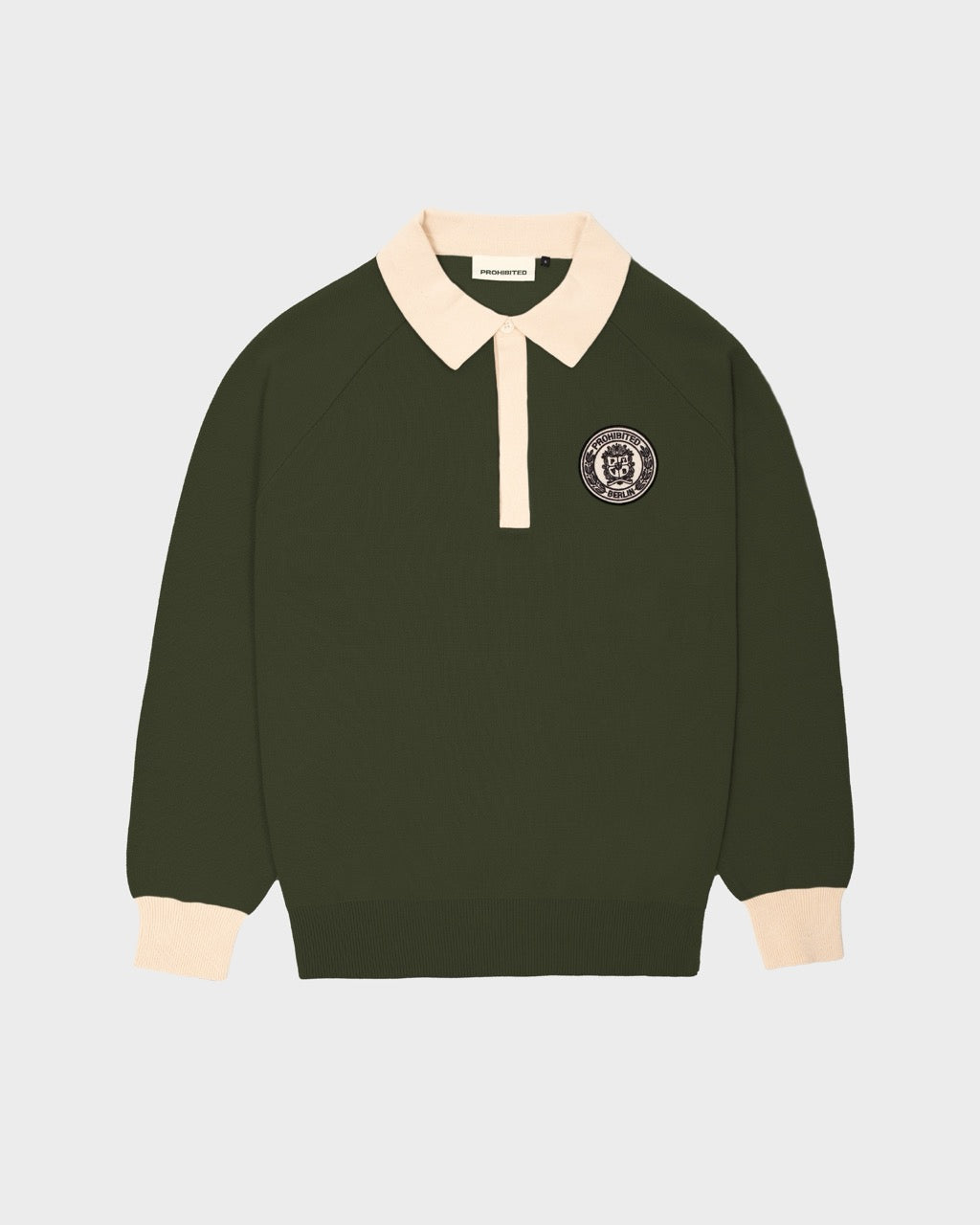 Cup Knitted Jersey | Green