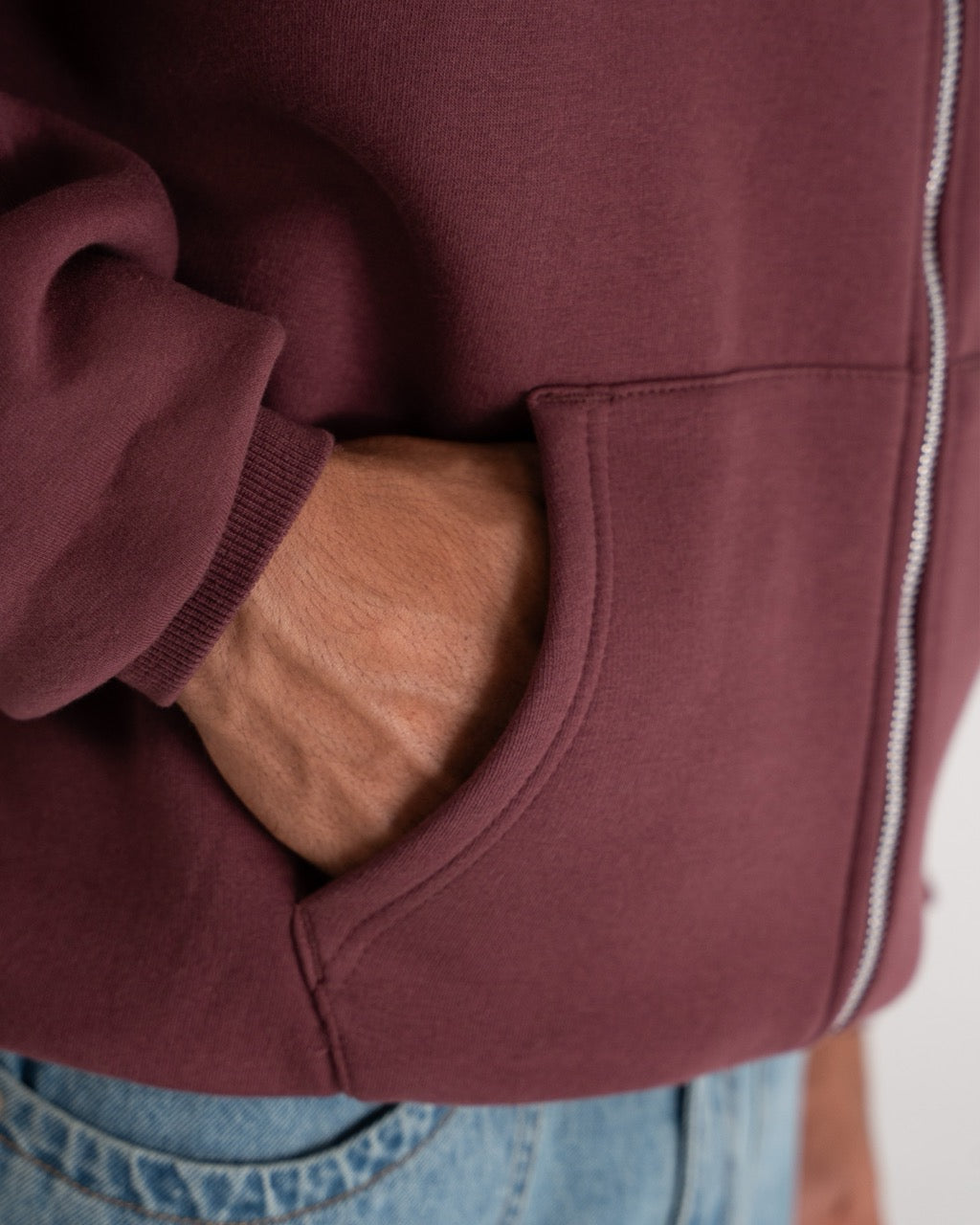 Cup Zip-Hoodie | Berry