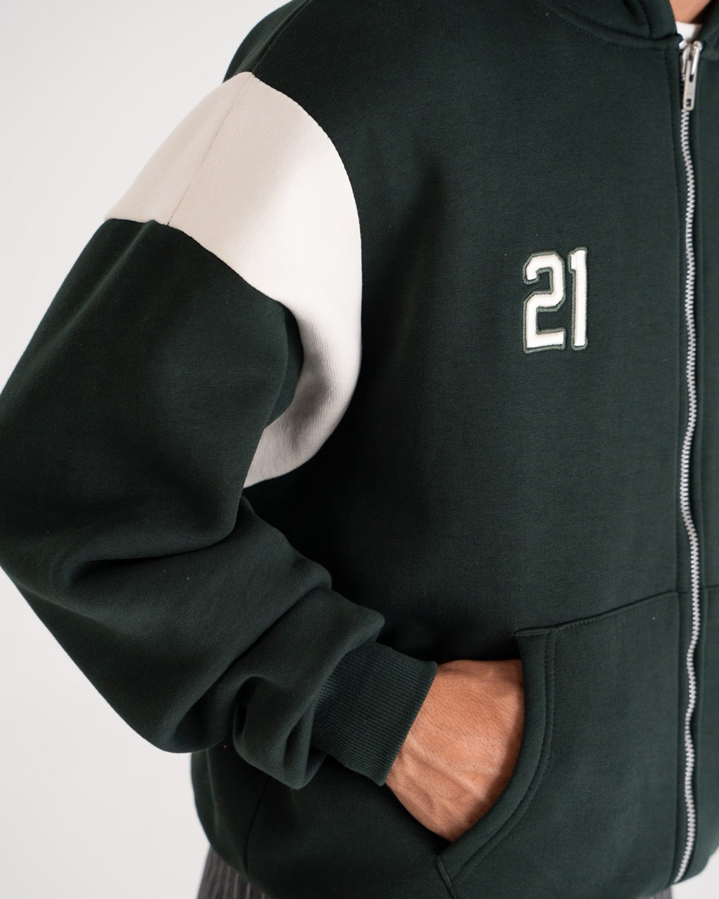 Cup Zip-Hoodie | Green