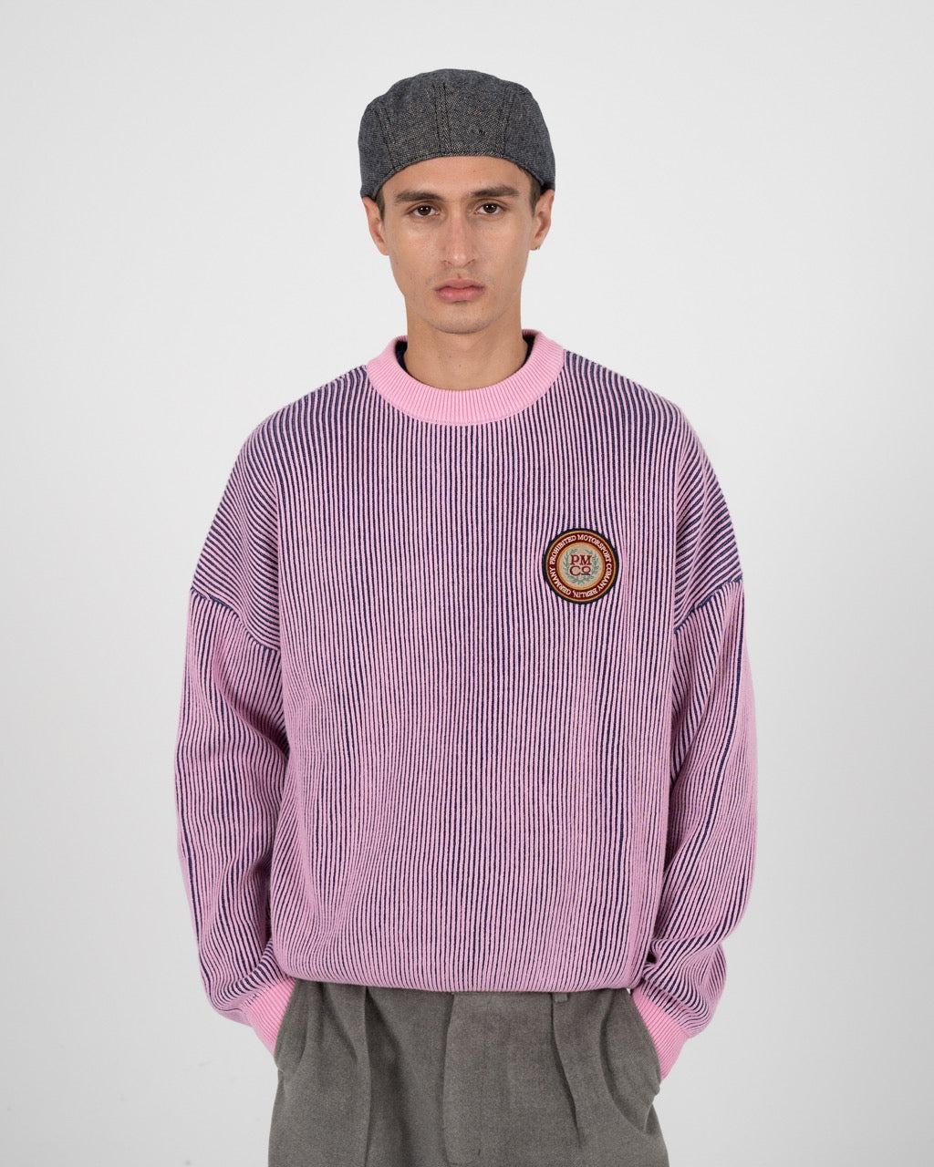 Cutoff Knit Sweater | Rose