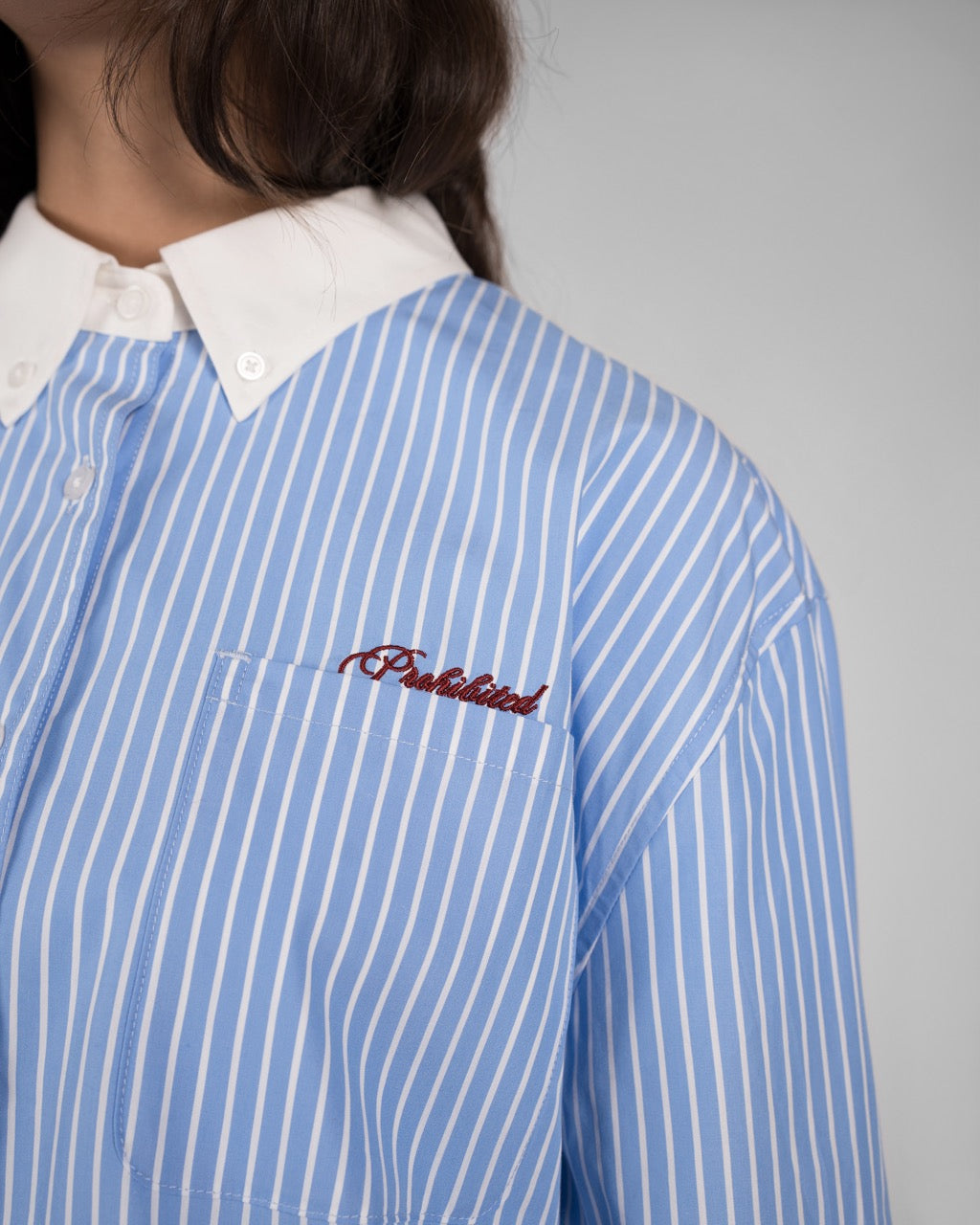 Back In The Days Button Down Shirt | Blue/White