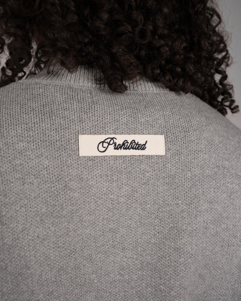 Old School Knit Quarter-Zip | Grey